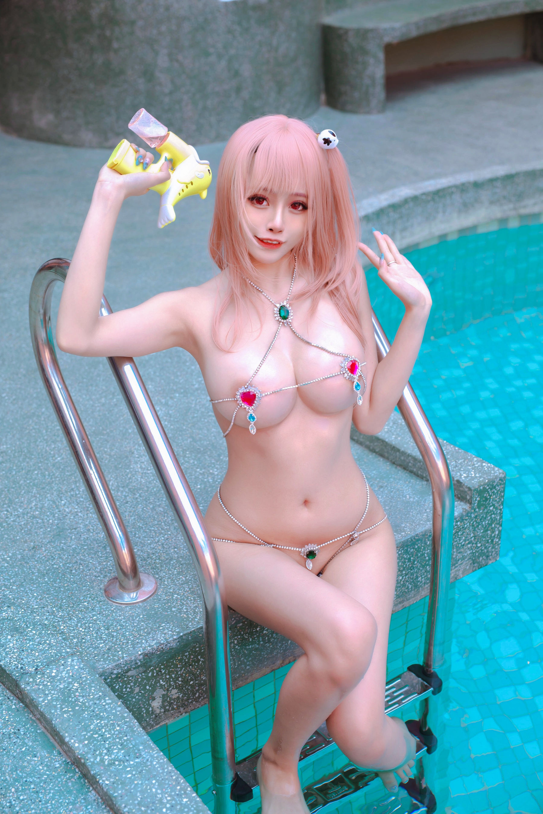 [网红COSER写真] 日本性感萝莉Byoru - Honoka Fortune Swimsuit