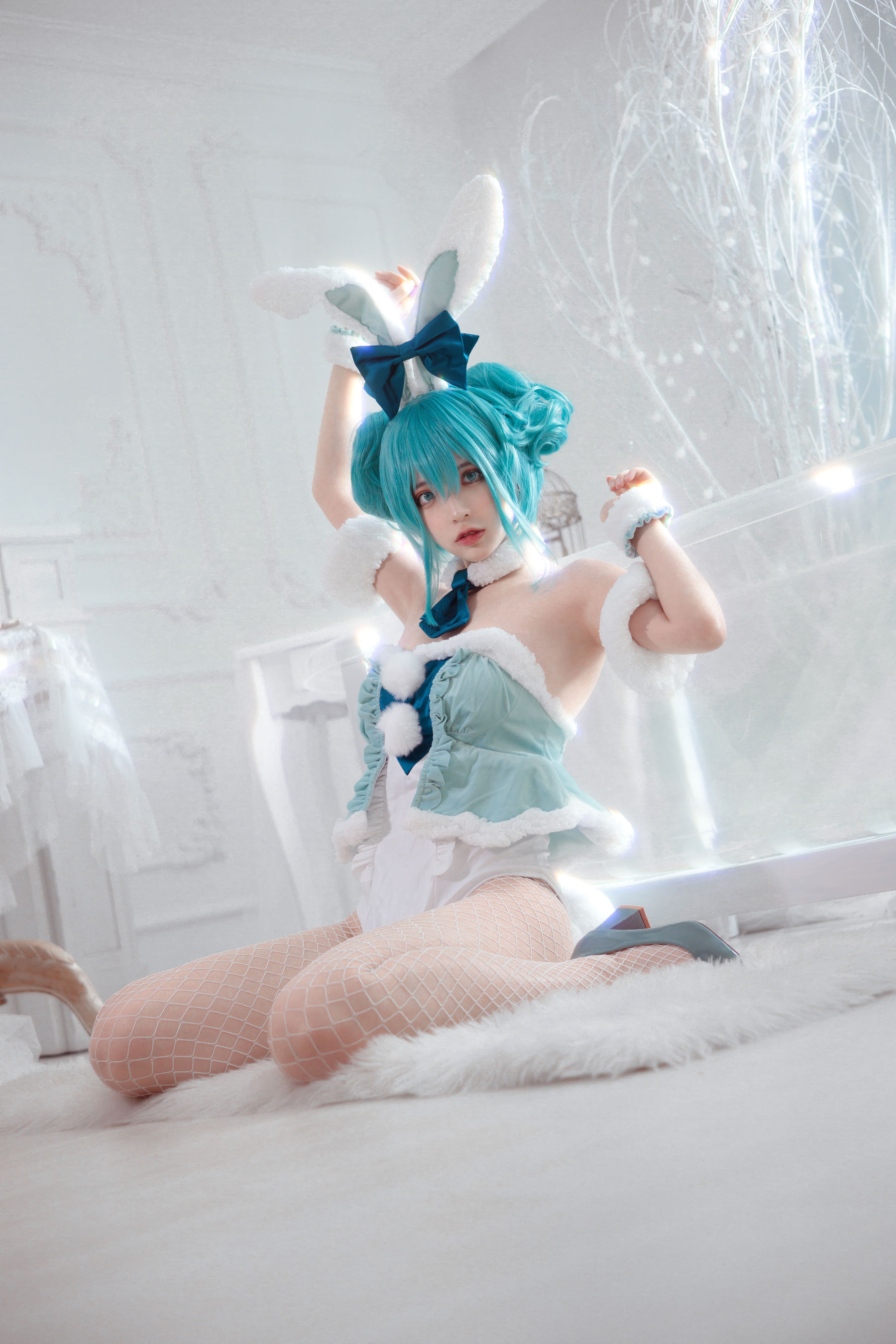 [网红COSER写真] 疯猫ss - miku初音兔女郎