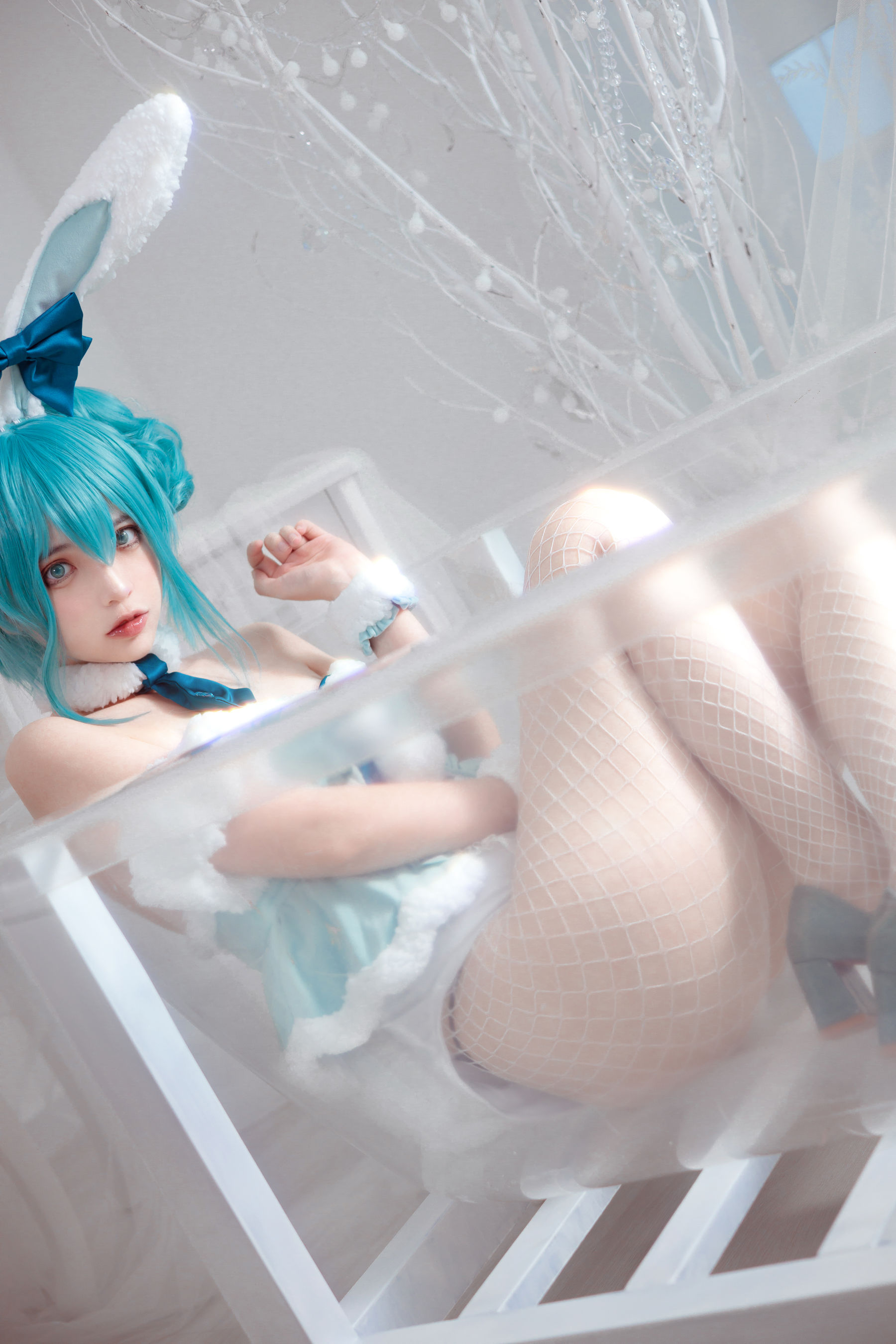 [网红COSER写真] 疯猫ss - miku初音兔女郎