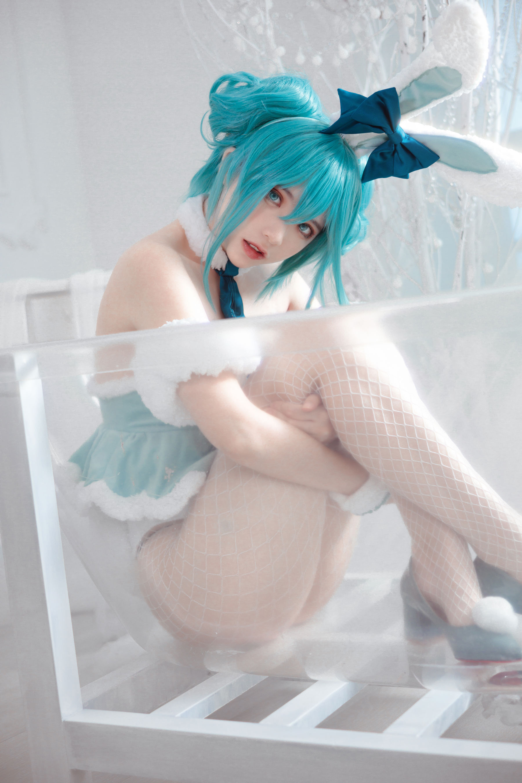[网红COSER写真] 疯猫ss - miku初音兔女郎