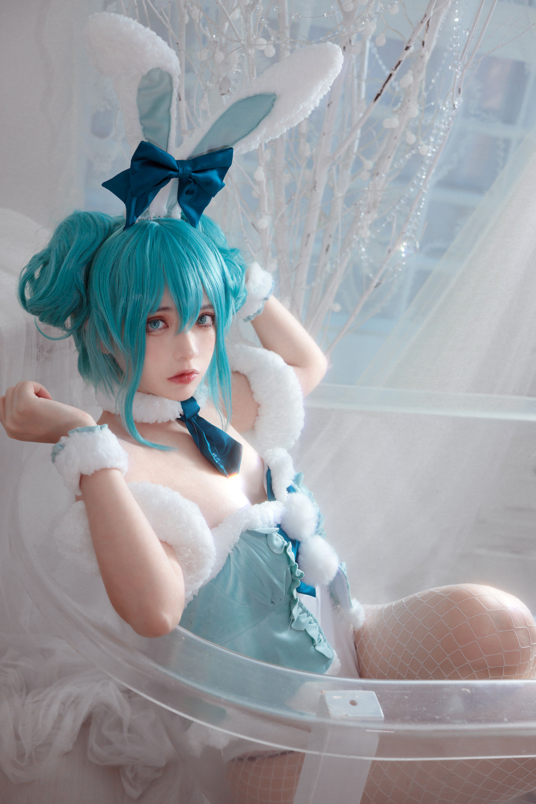 [网红COSER写真] 疯猫ss - miku初音兔女郎