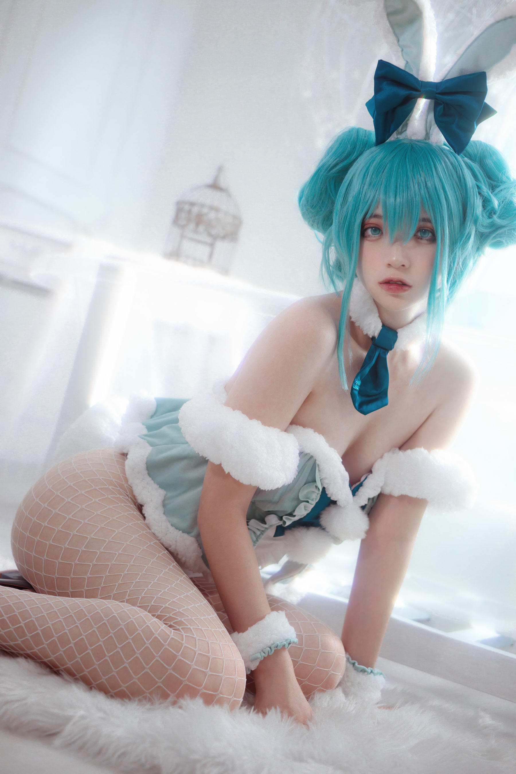 [网红COSER写真] 疯猫ss - miku初音兔女郎