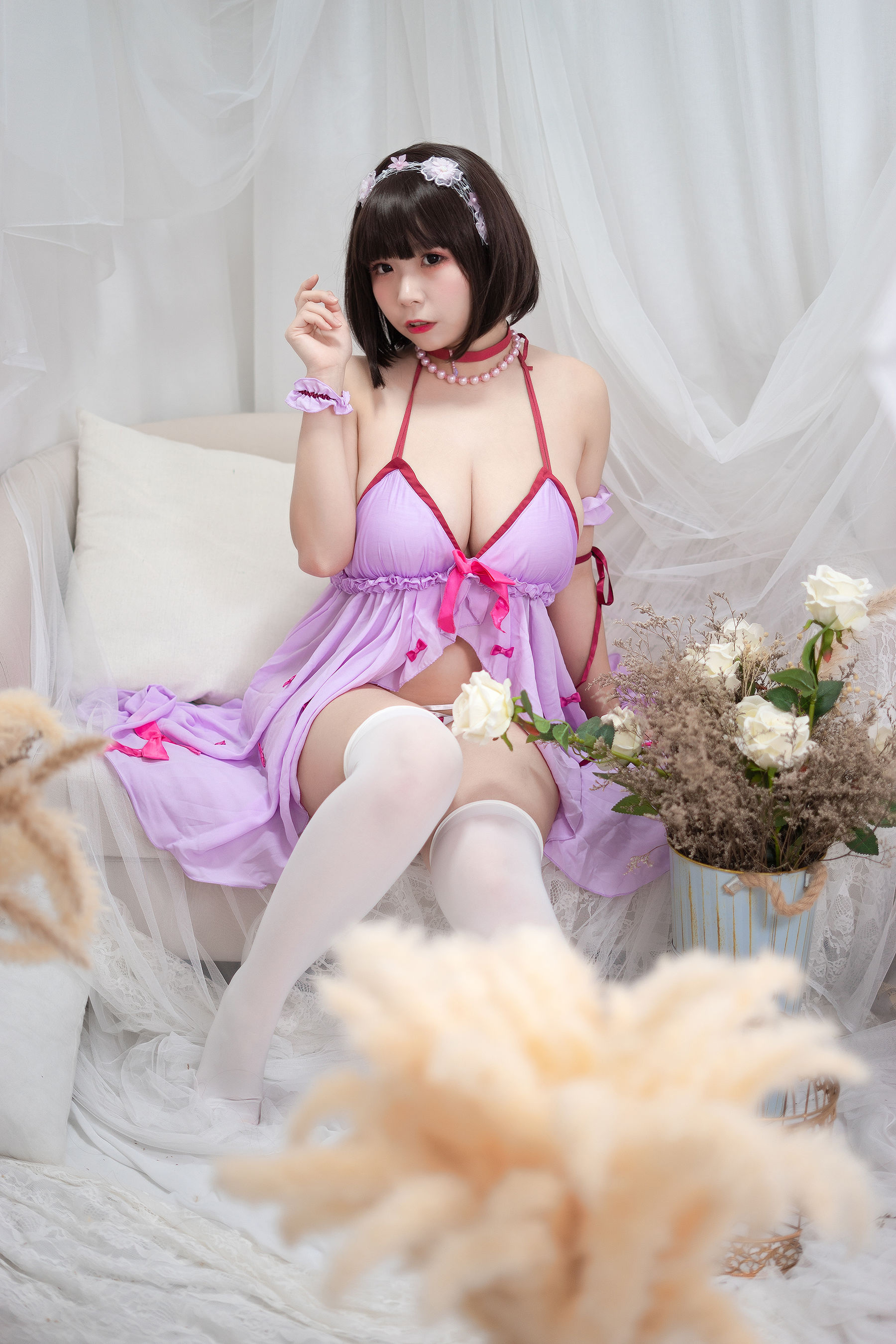 [网红COSER写真] 自闭颜球球(无颜小天使wy) - 加藤惠