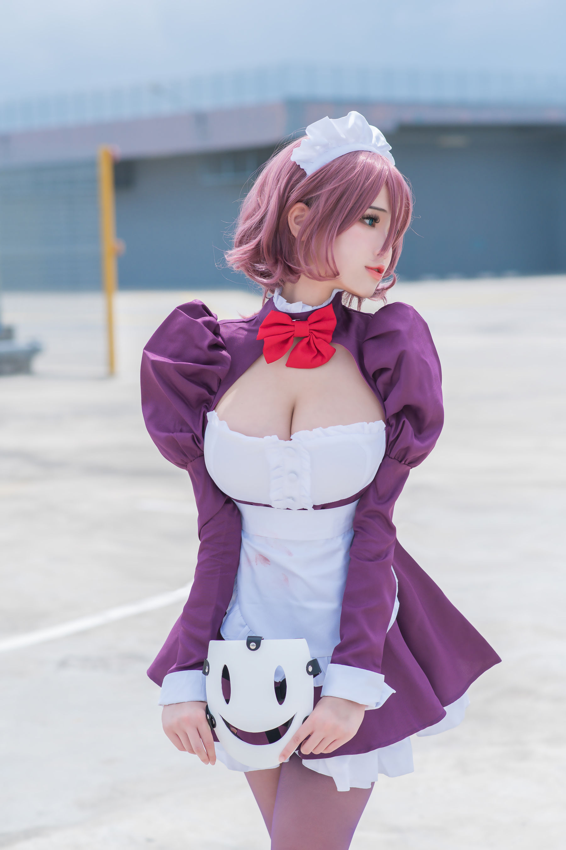 [网红COSER写真] 花リリ(Plant Lily) - Maid Mask