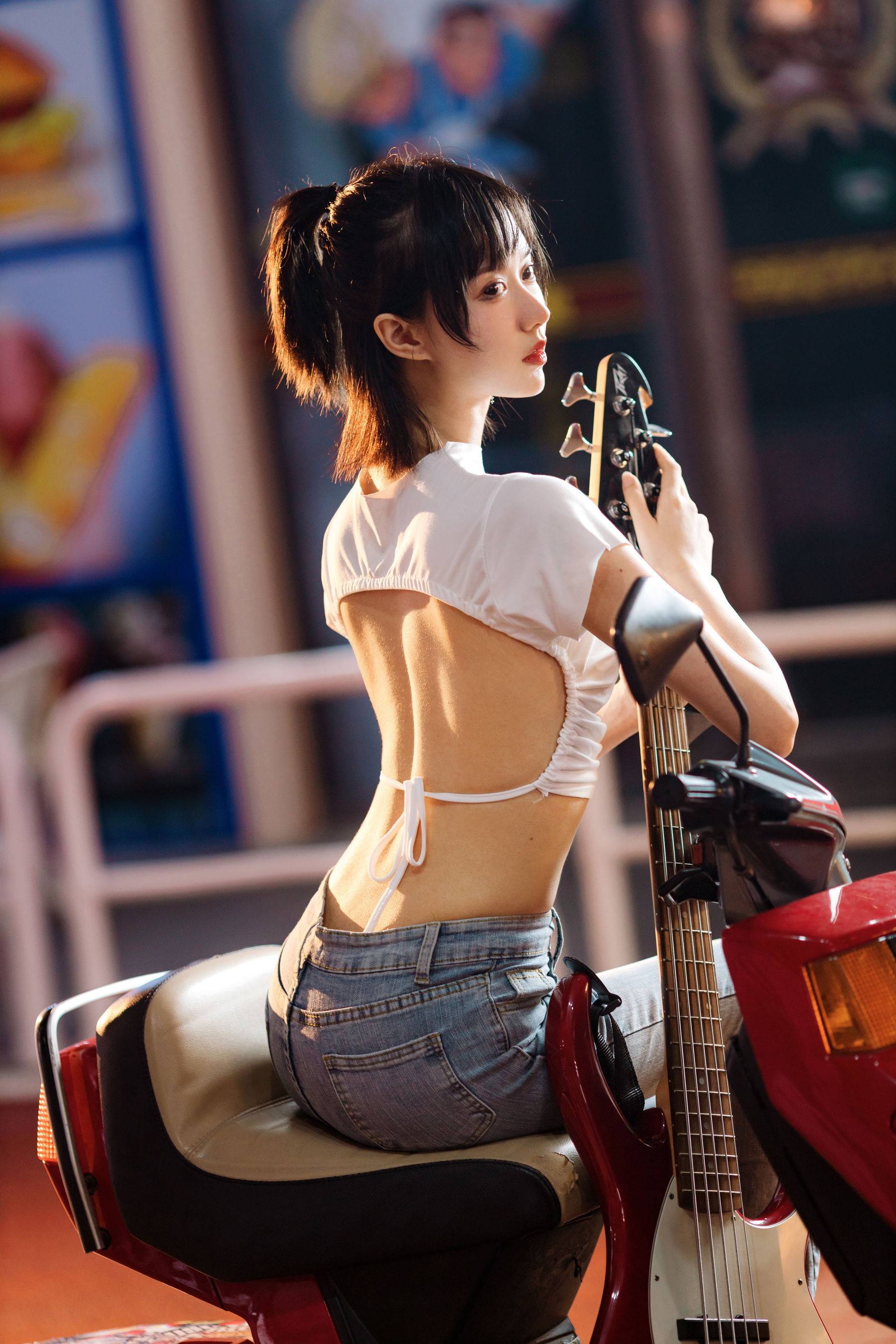 [网红COSER写真] 萌系小姐姐木绵绵OwO - 贝斯与妹妹2