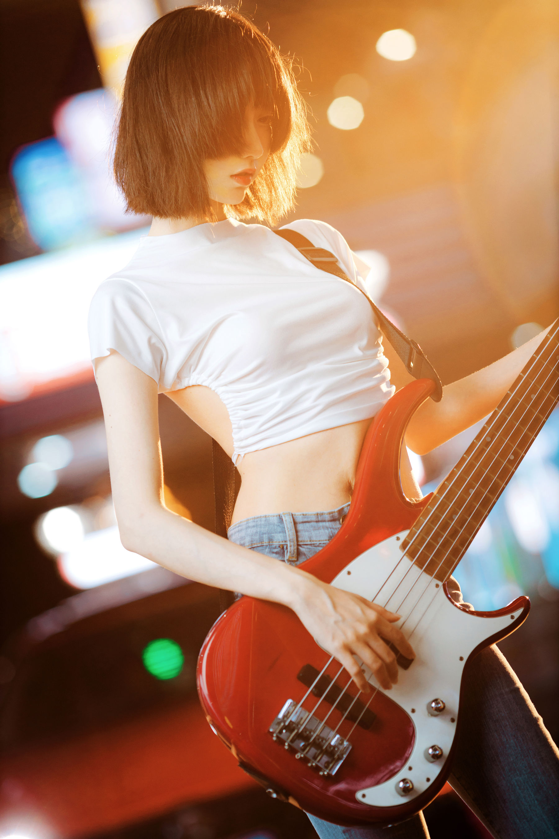 [网红COSER写真] 萌系小姐姐木绵绵OwO - 贝斯与妹妹2