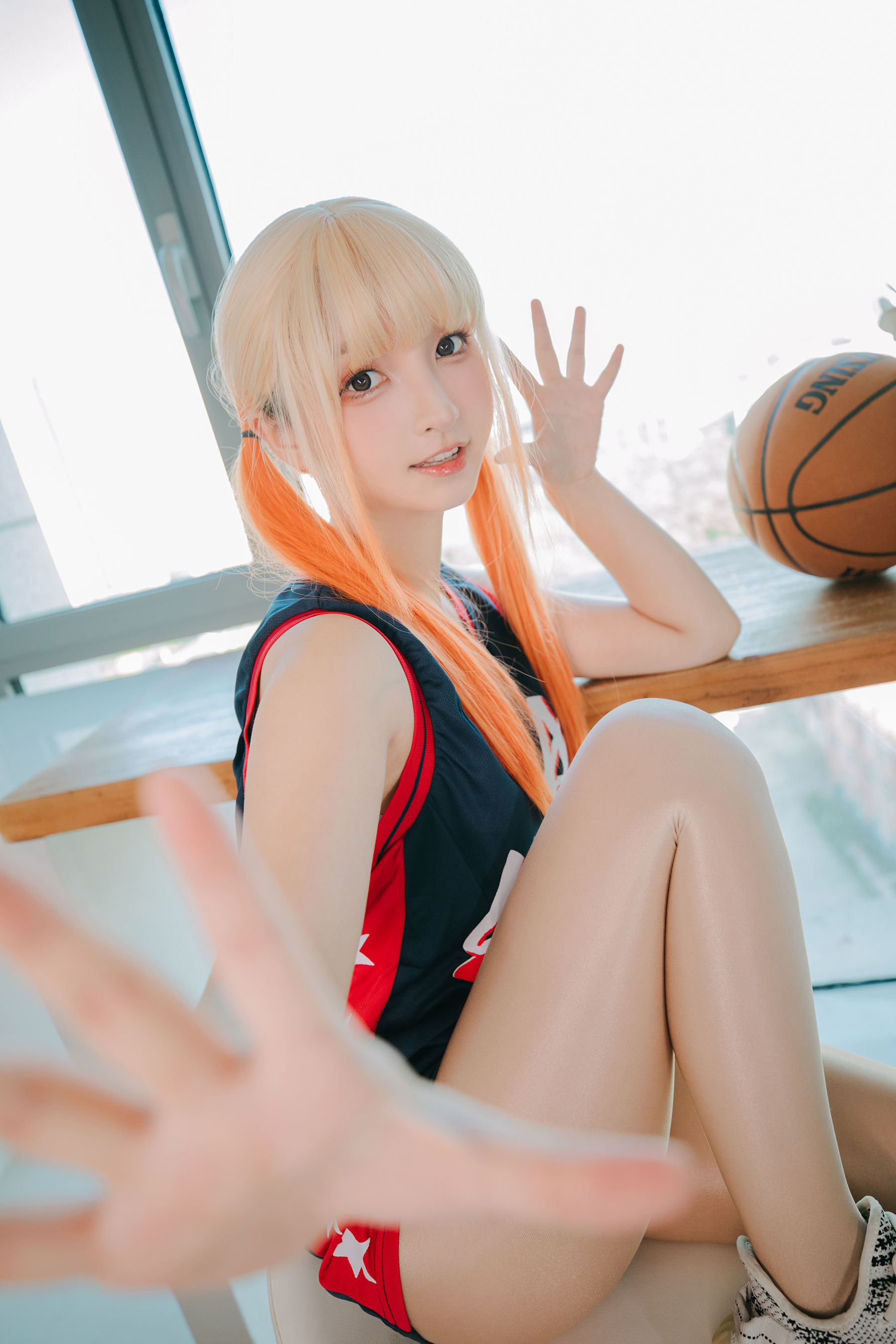 [网红COSER写真] 萝莉神楽板真冬 之 拉拉队少女