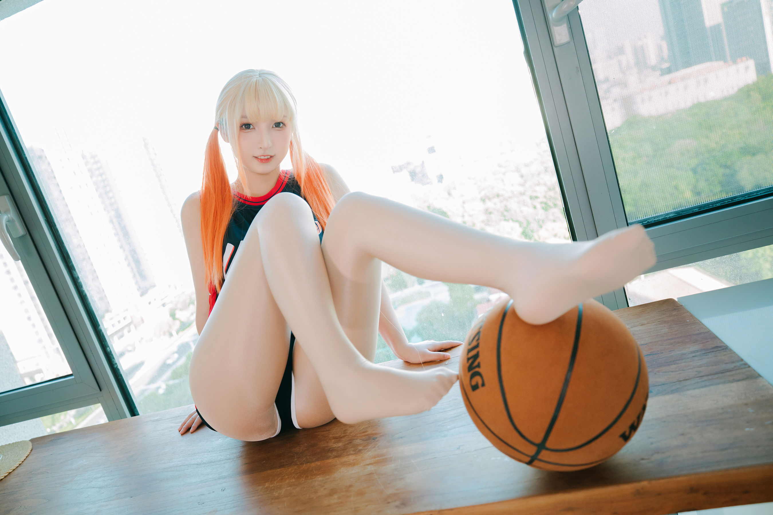 [网红COSER写真] 萝莉神楽板真冬 之 拉拉队少女