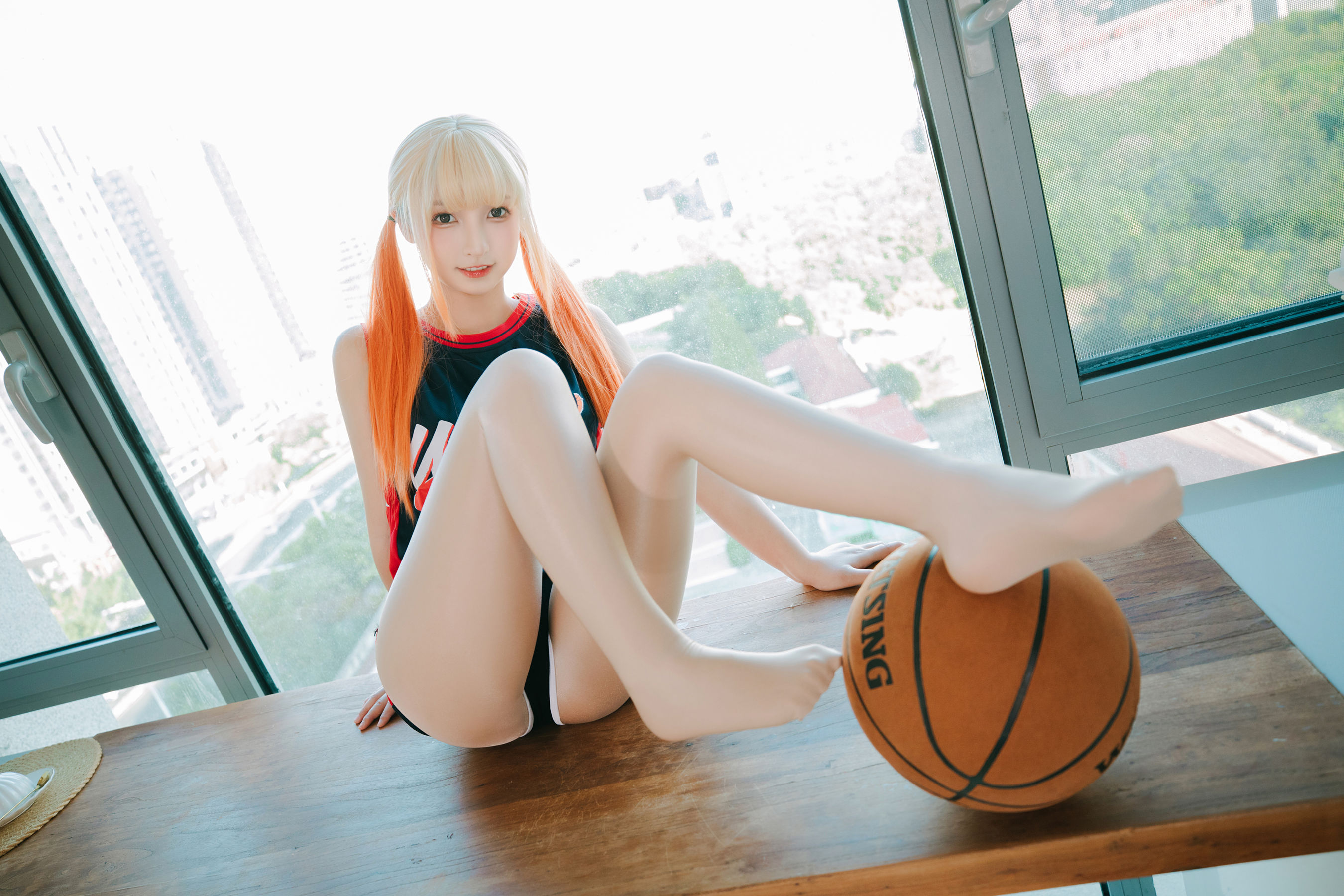 [网红COSER写真] 萝莉神楽板真冬 之 拉拉队少女