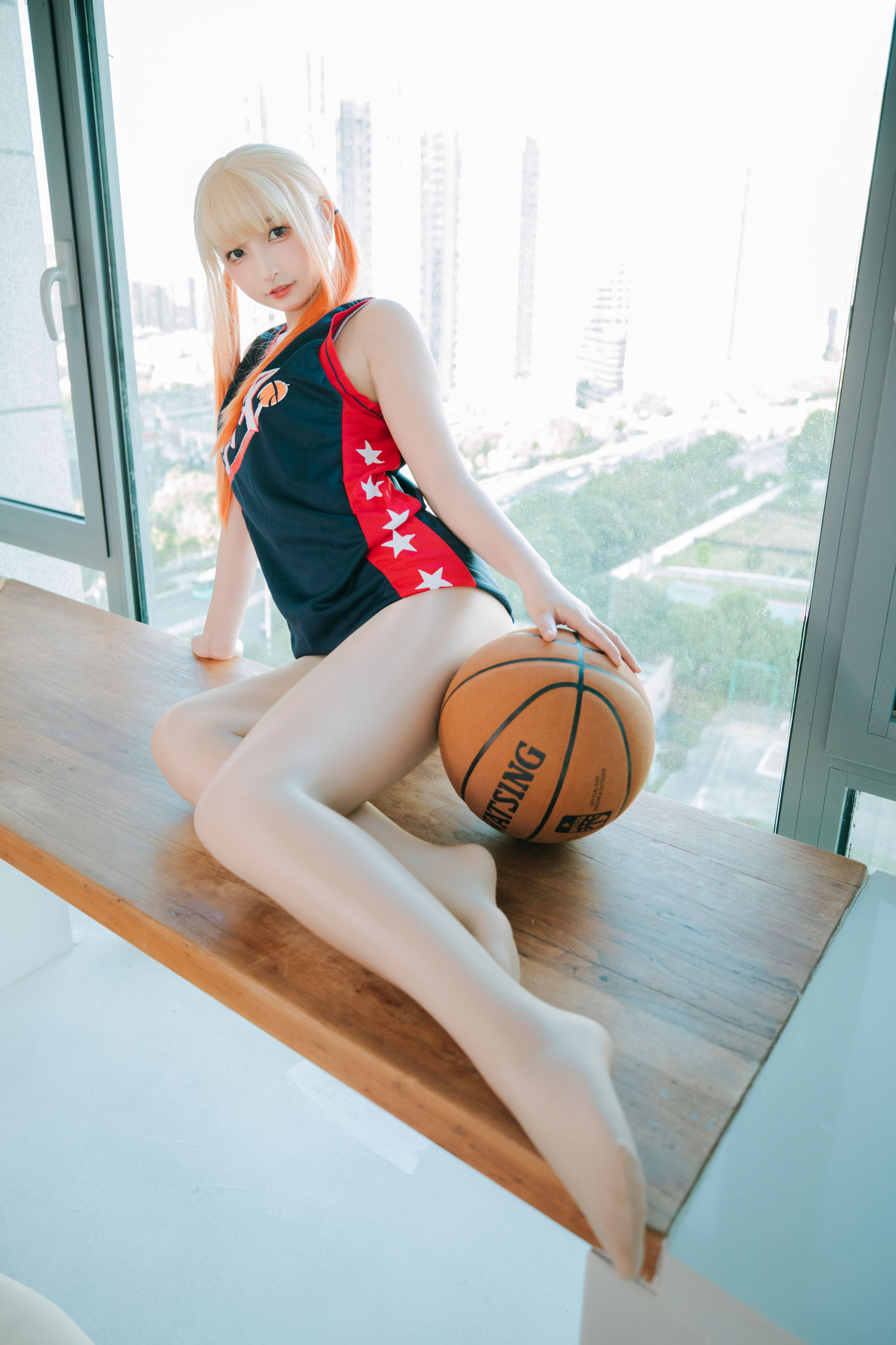 [网红COSER写真] 萝莉神楽板真冬 之 拉拉队少女