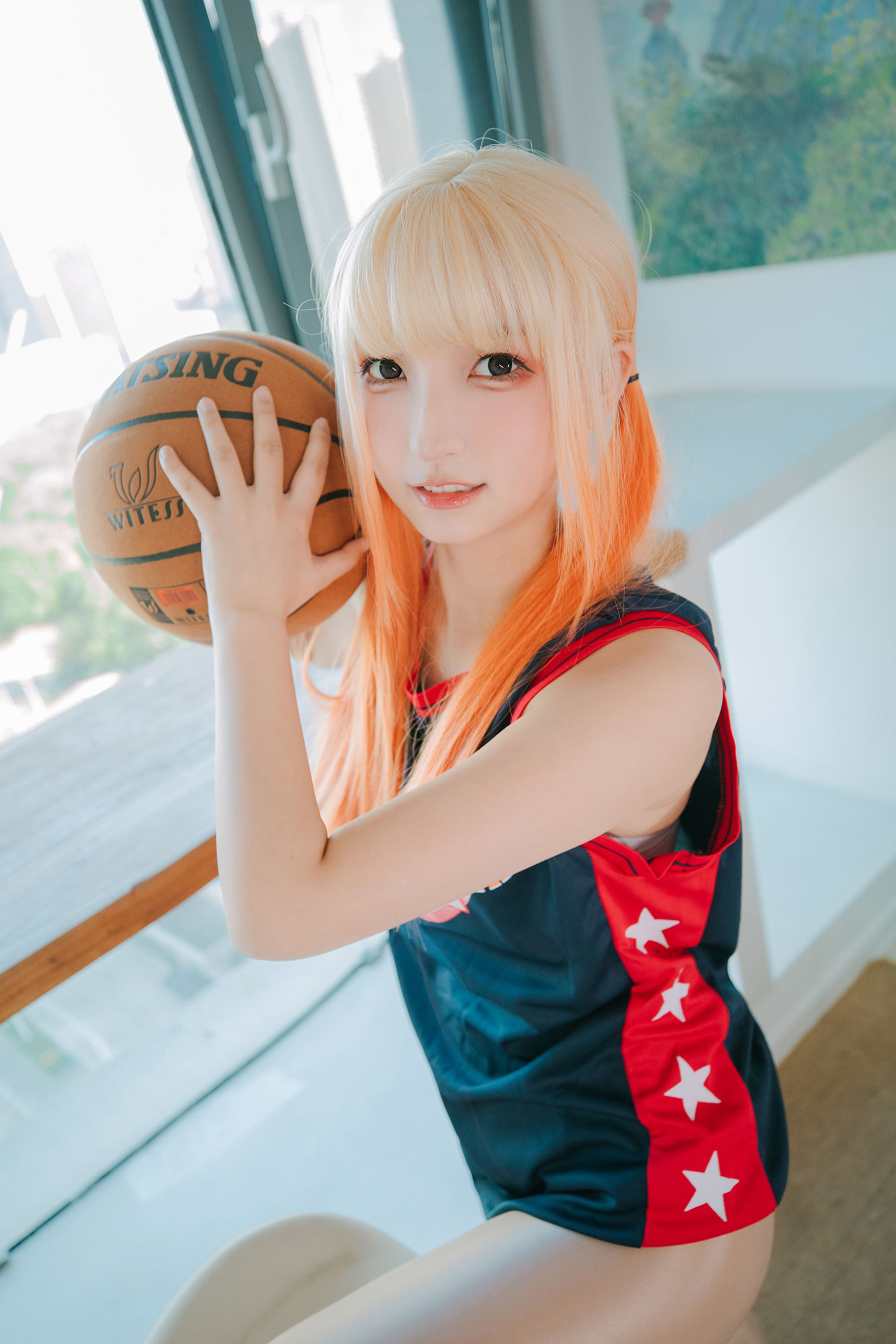 [网红COSER写真] 萝莉神楽板真冬 之 拉拉队少女