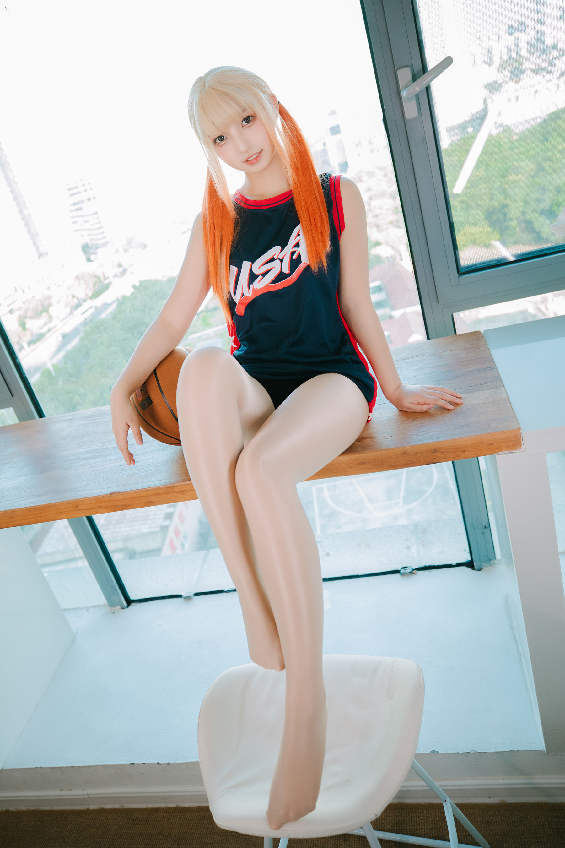 [网红COSER写真] 萝莉神楽板真冬 之 拉拉队少女