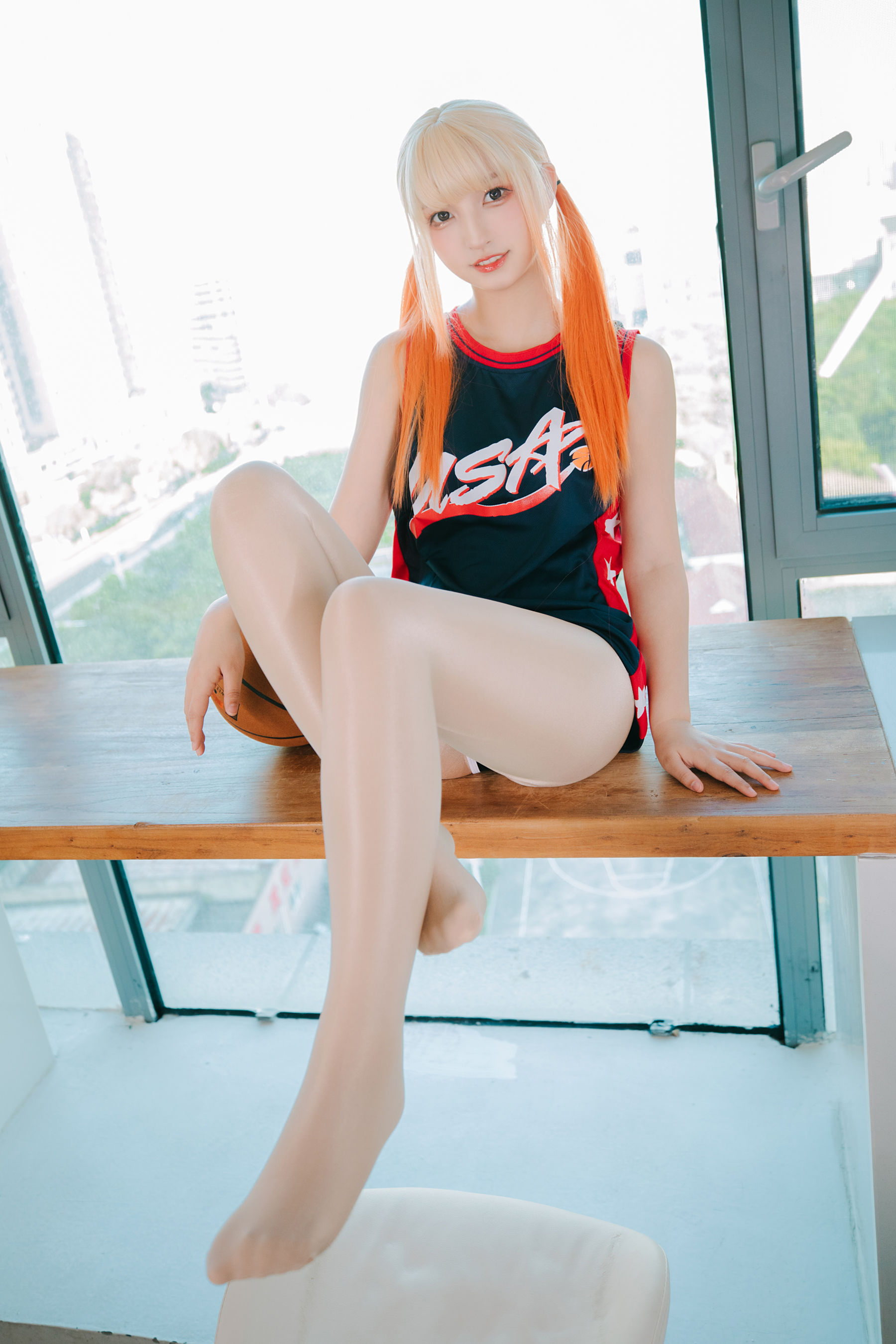 [网红COSER写真] 萝莉神楽板真冬 之 拉拉队少女
