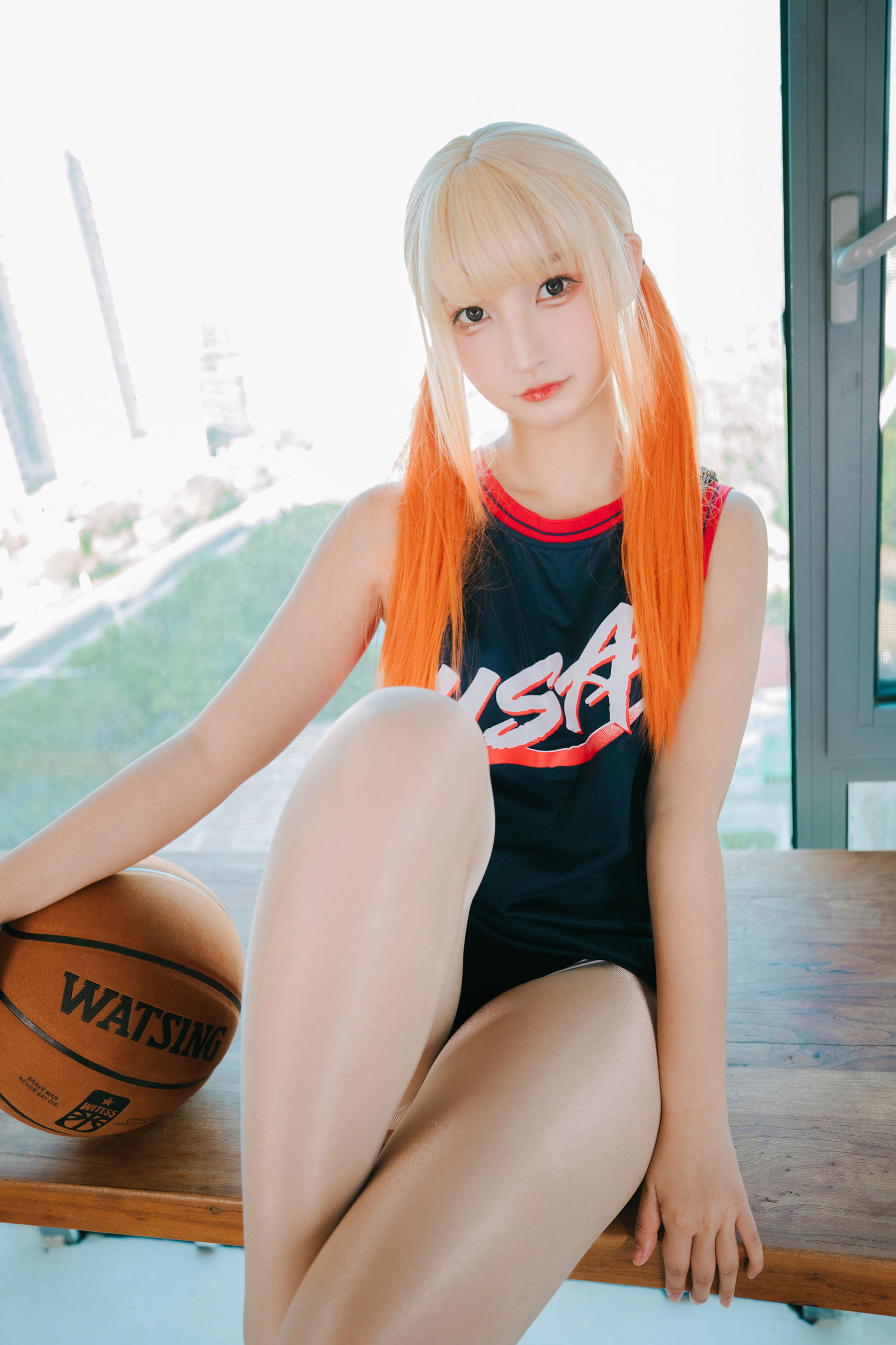 [网红COSER写真] 萝莉神楽板真冬 之 拉拉队少女
