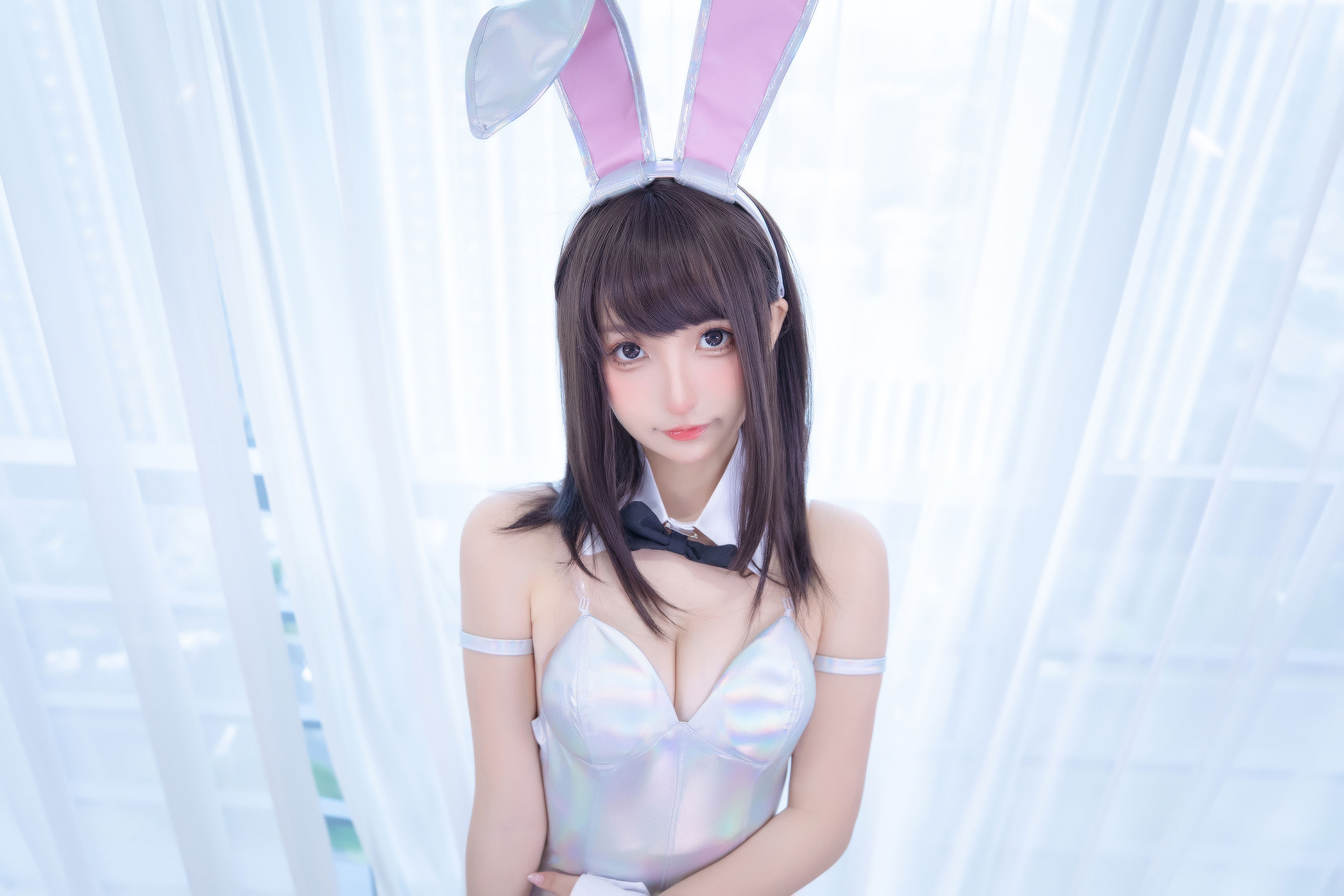 [网红COSER写真] 萝莉神楽板真冬之バニーバブル