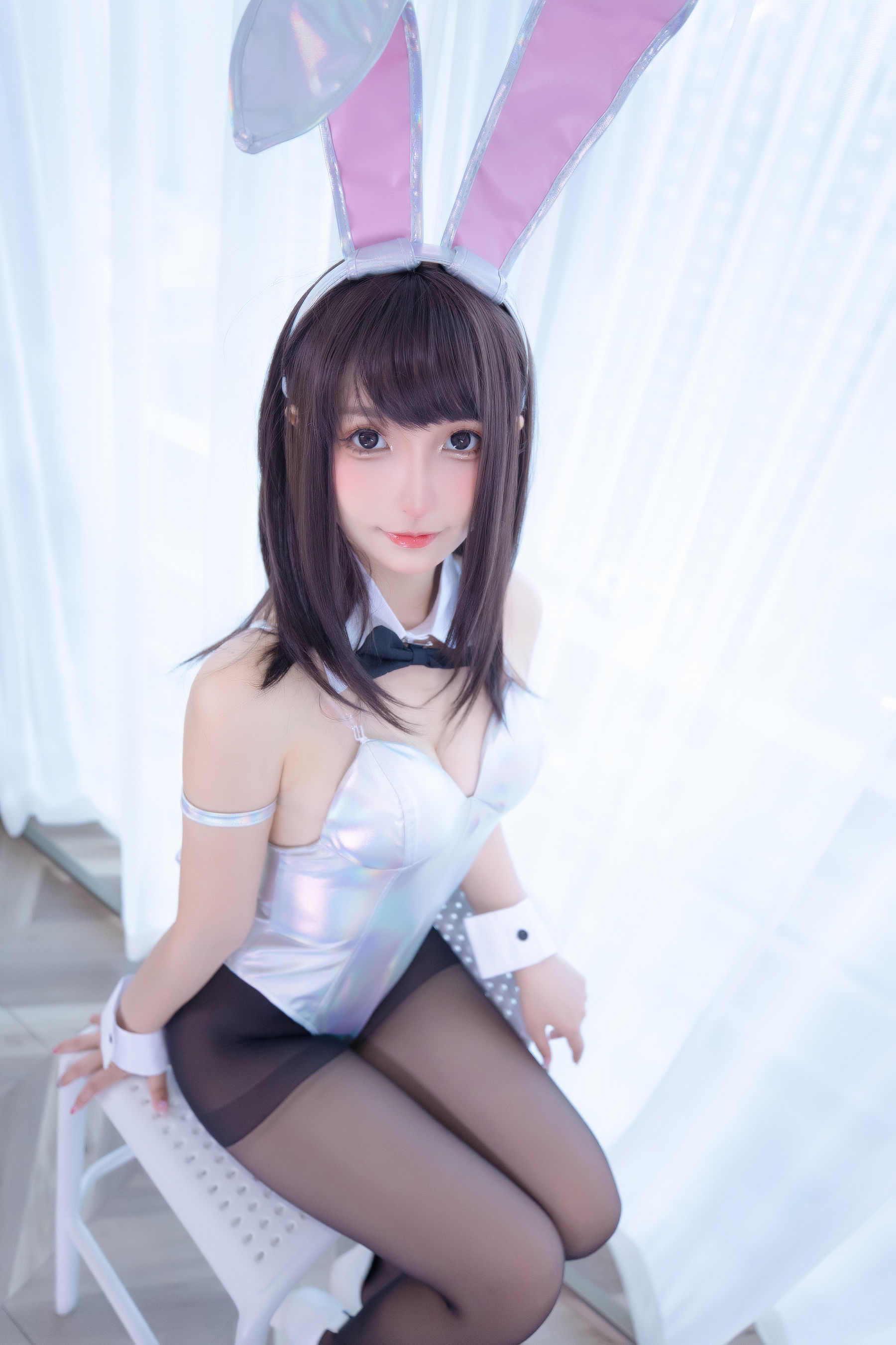 [网红COSER写真] 萝莉神楽板真冬之バニーバブル