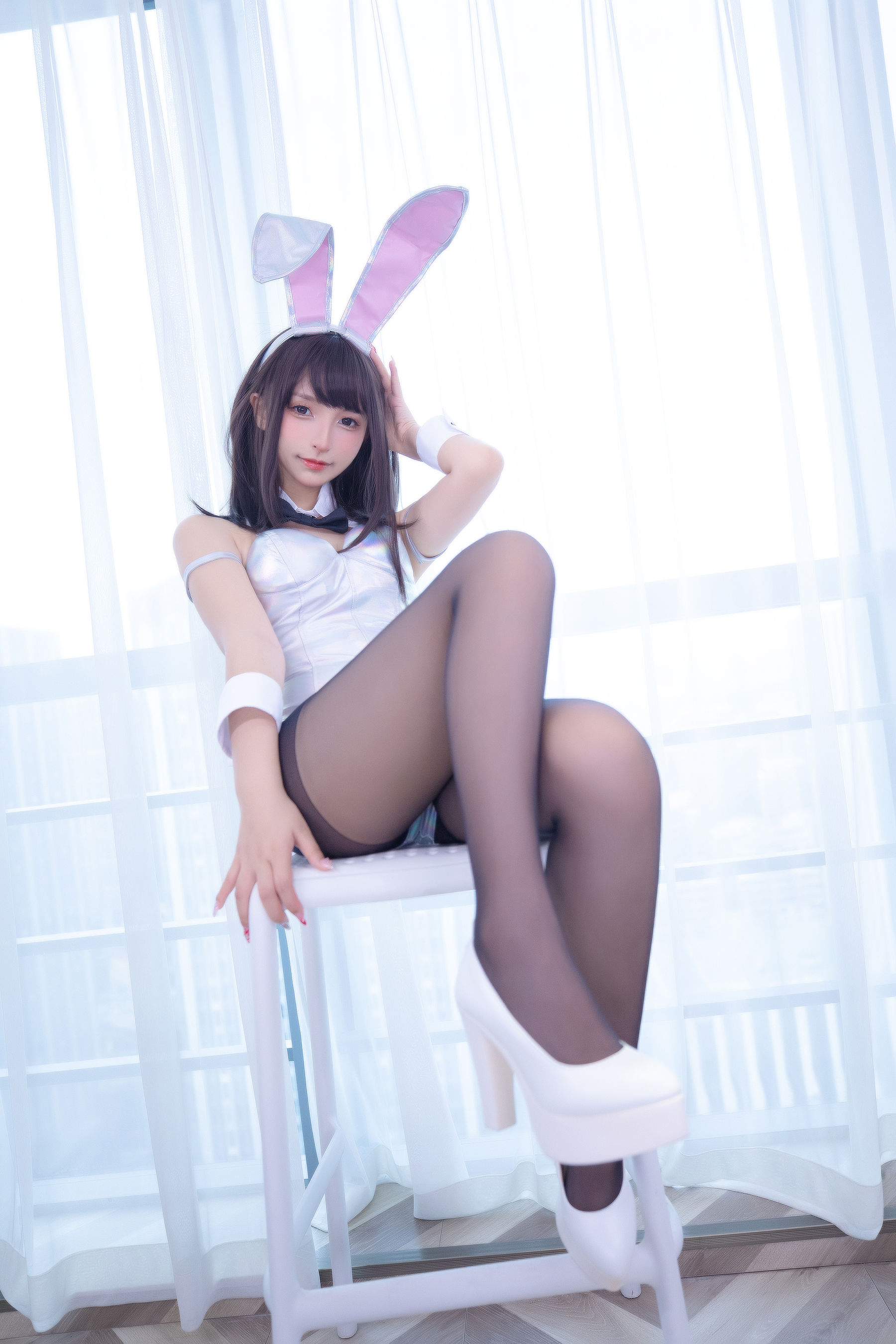 [网红COSER写真] 萝莉神楽板真冬之バニーバブル