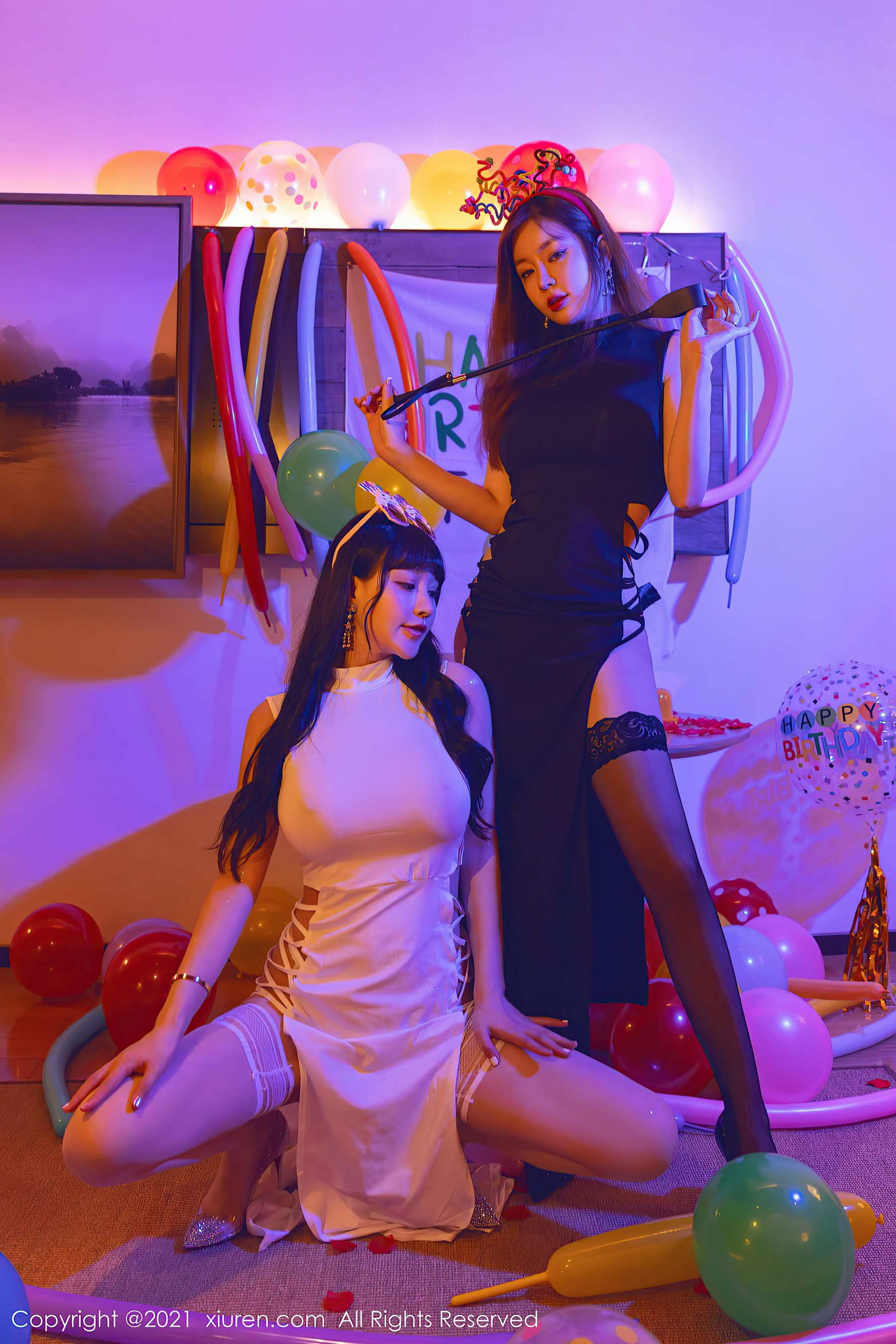 [秀人XiuRen] No.4025 朱可儿Flower、王雨纯