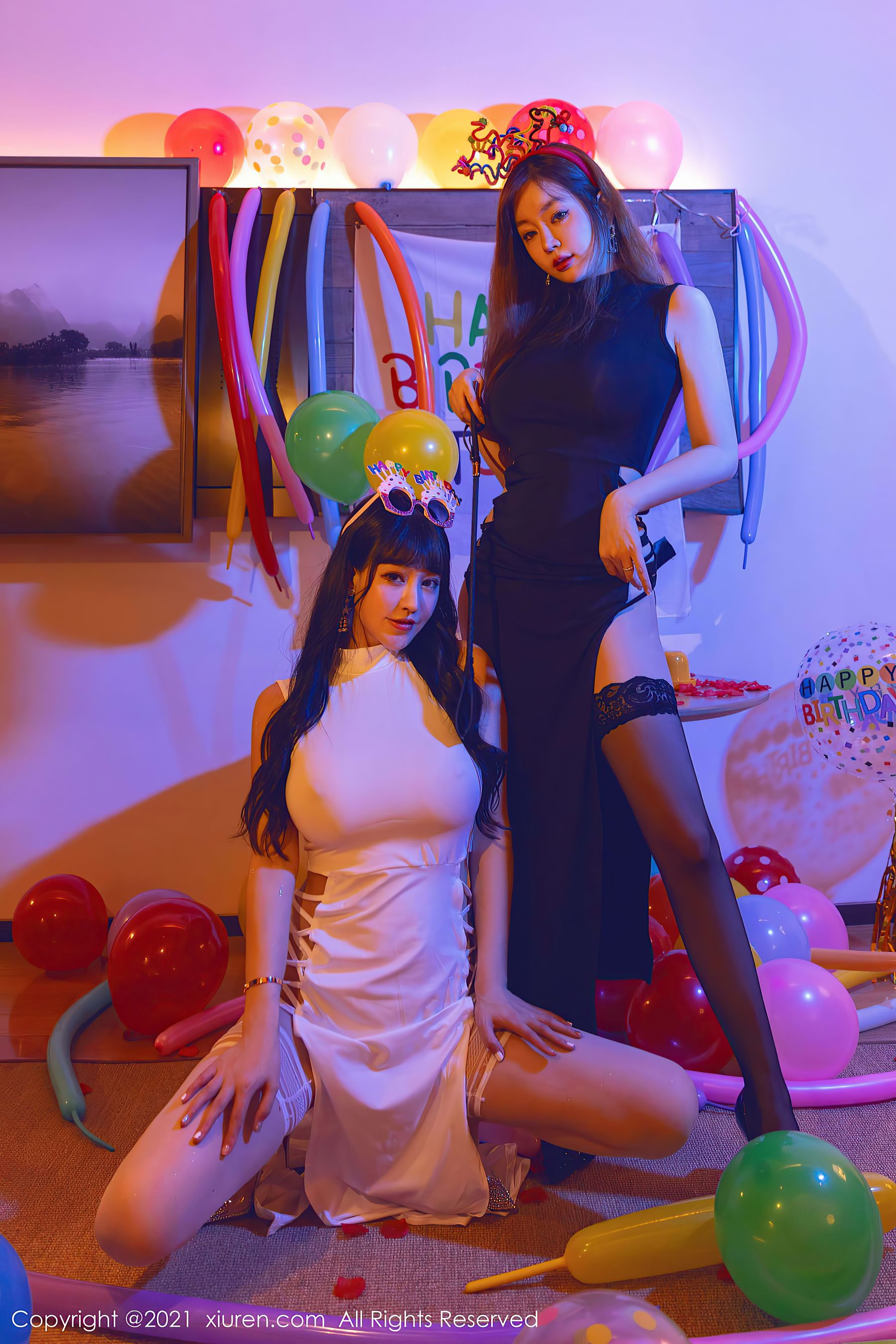 [秀人XiuRen] No.4025 朱可儿Flower、王雨纯