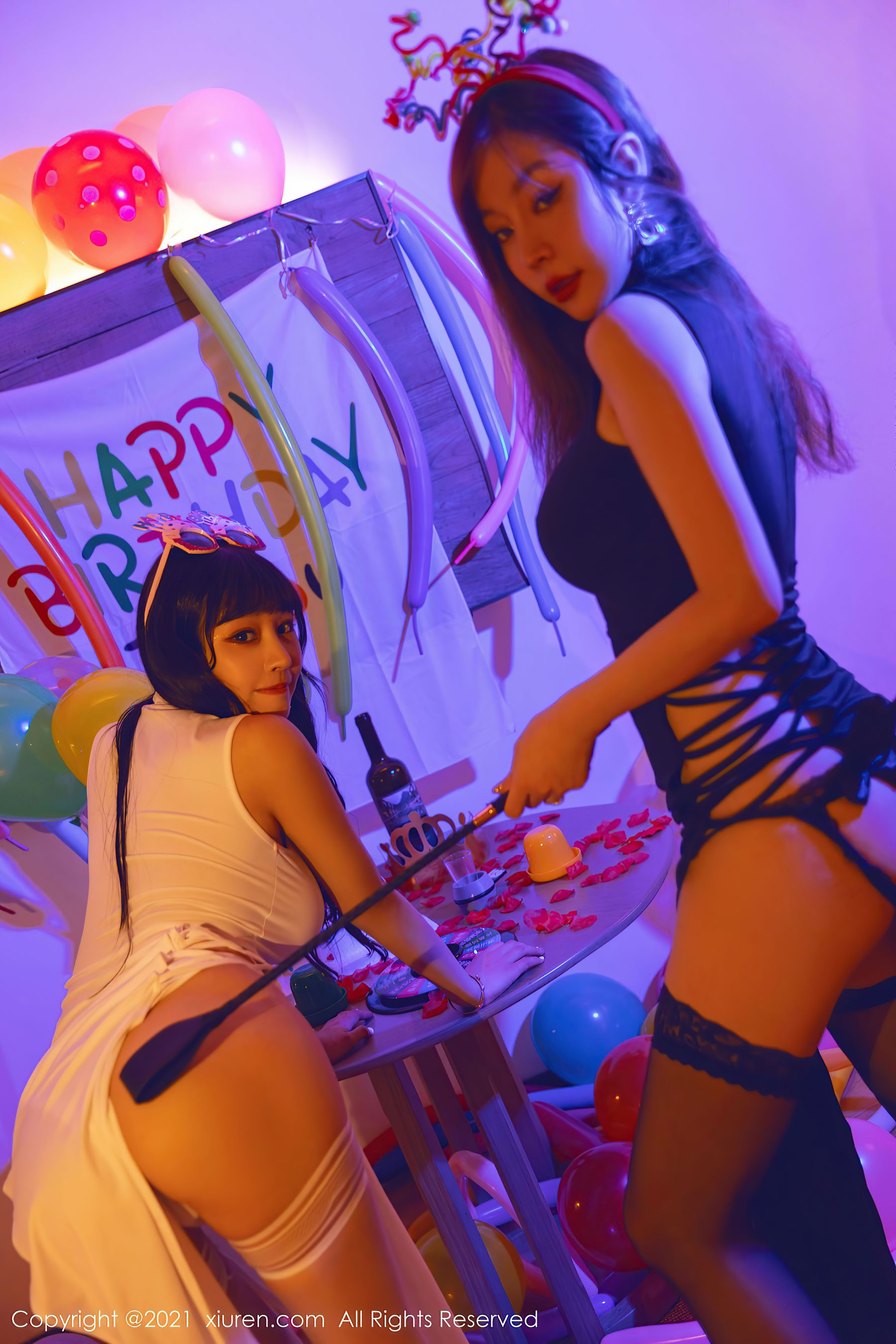 [秀人XiuRen] No.4025 朱可儿Flower、王雨纯
