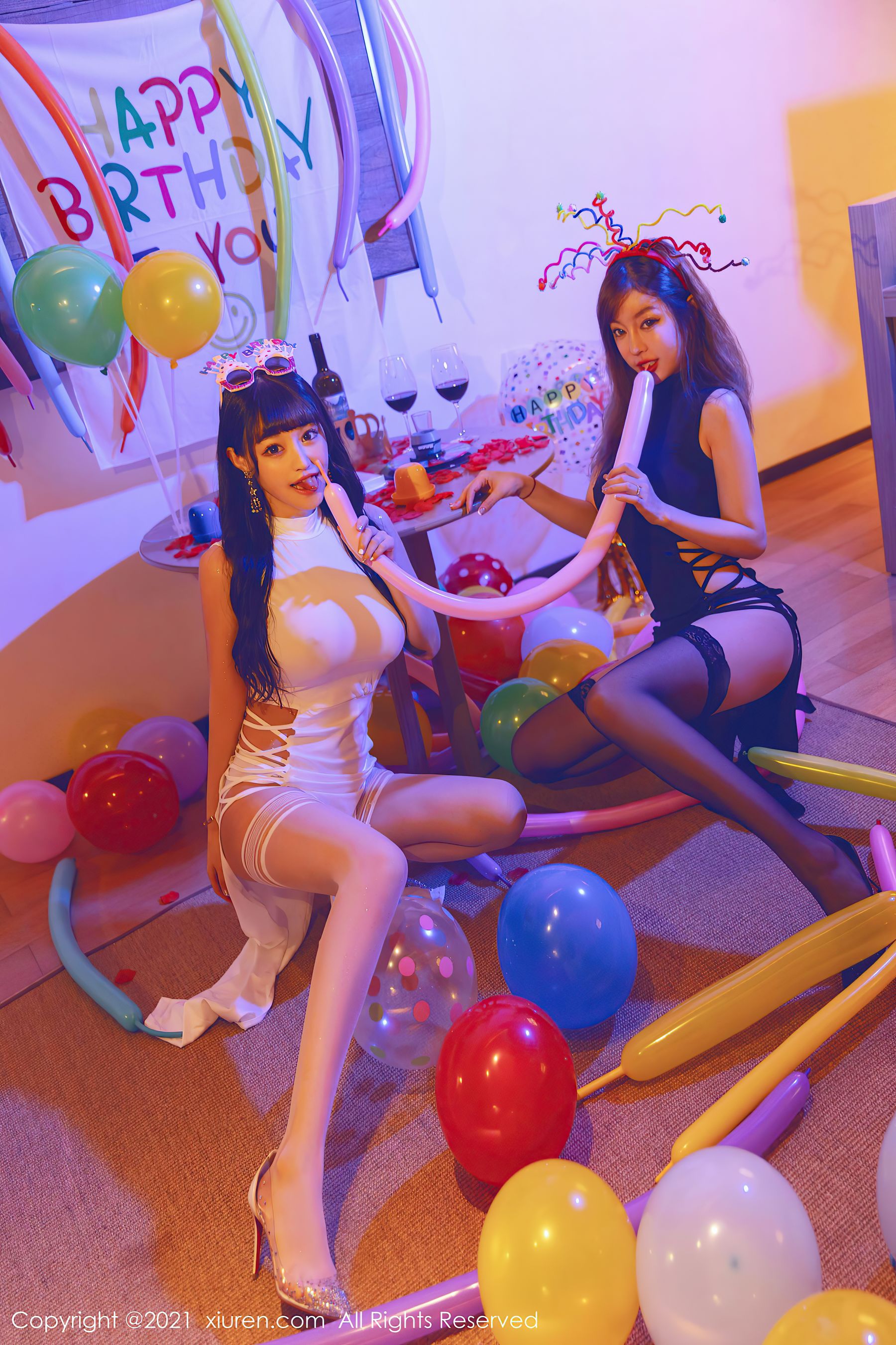 [秀人XiuRen] No.4025 朱可儿Flower、王雨纯