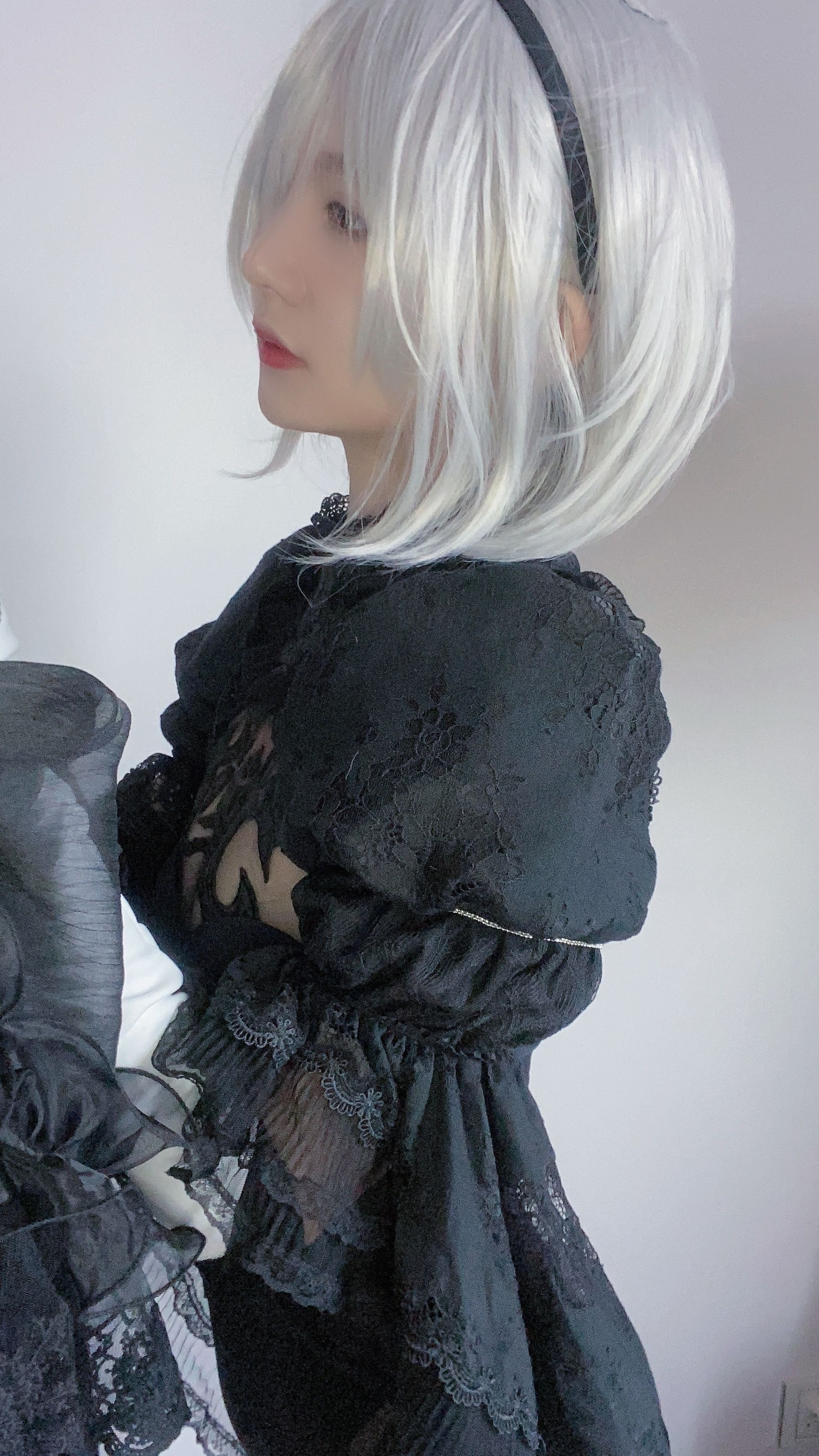 [福利COS] 51酱 - 2B黑婚纱