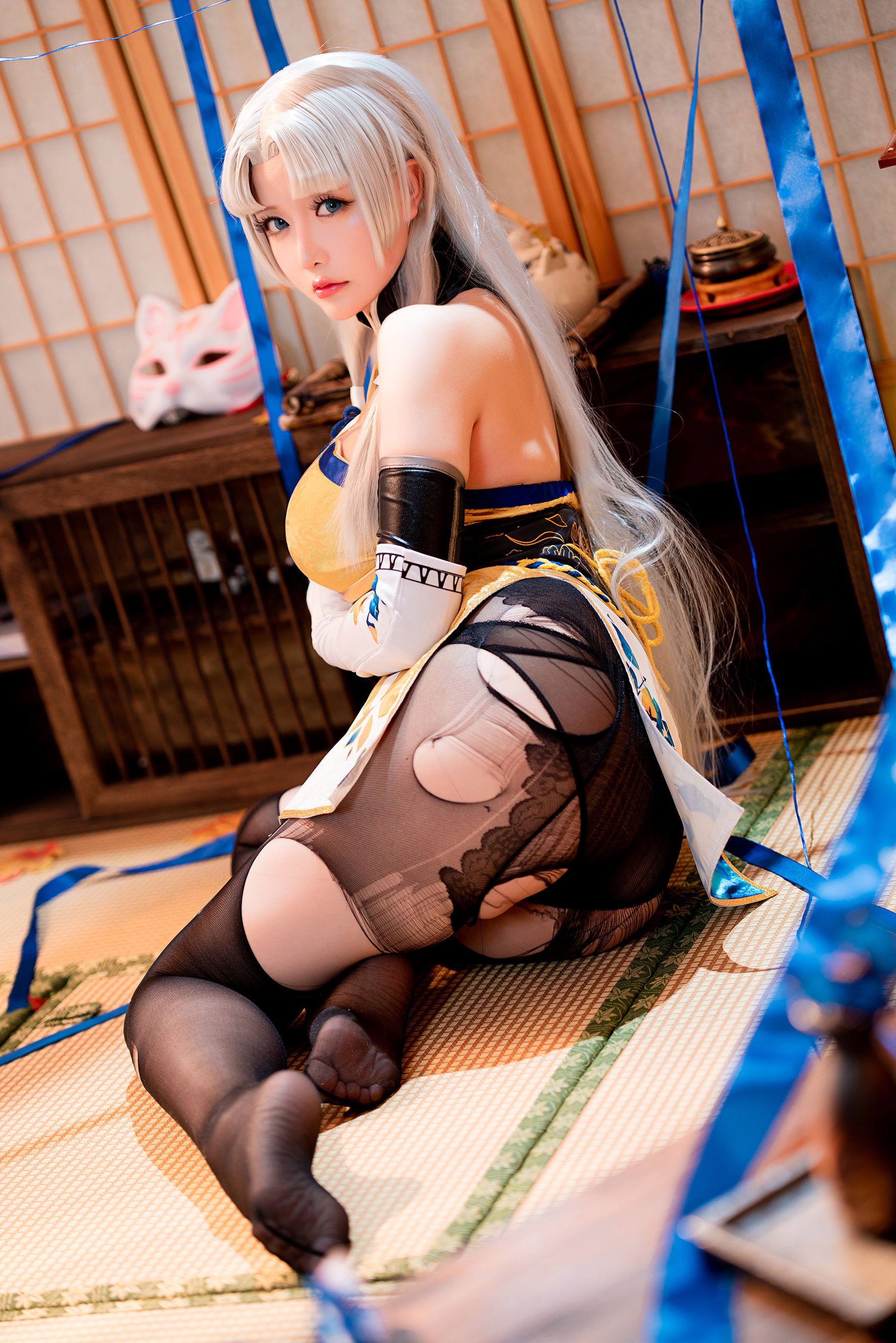 [福利COS] Coser小姐姐星之迟迟 - 胡桃