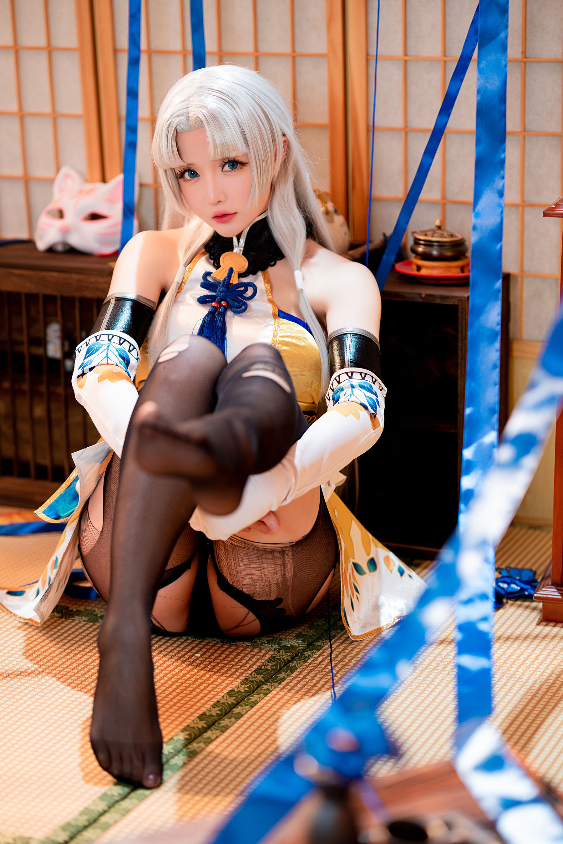 [福利COS] Coser小姐姐星之迟迟 - 胡桃