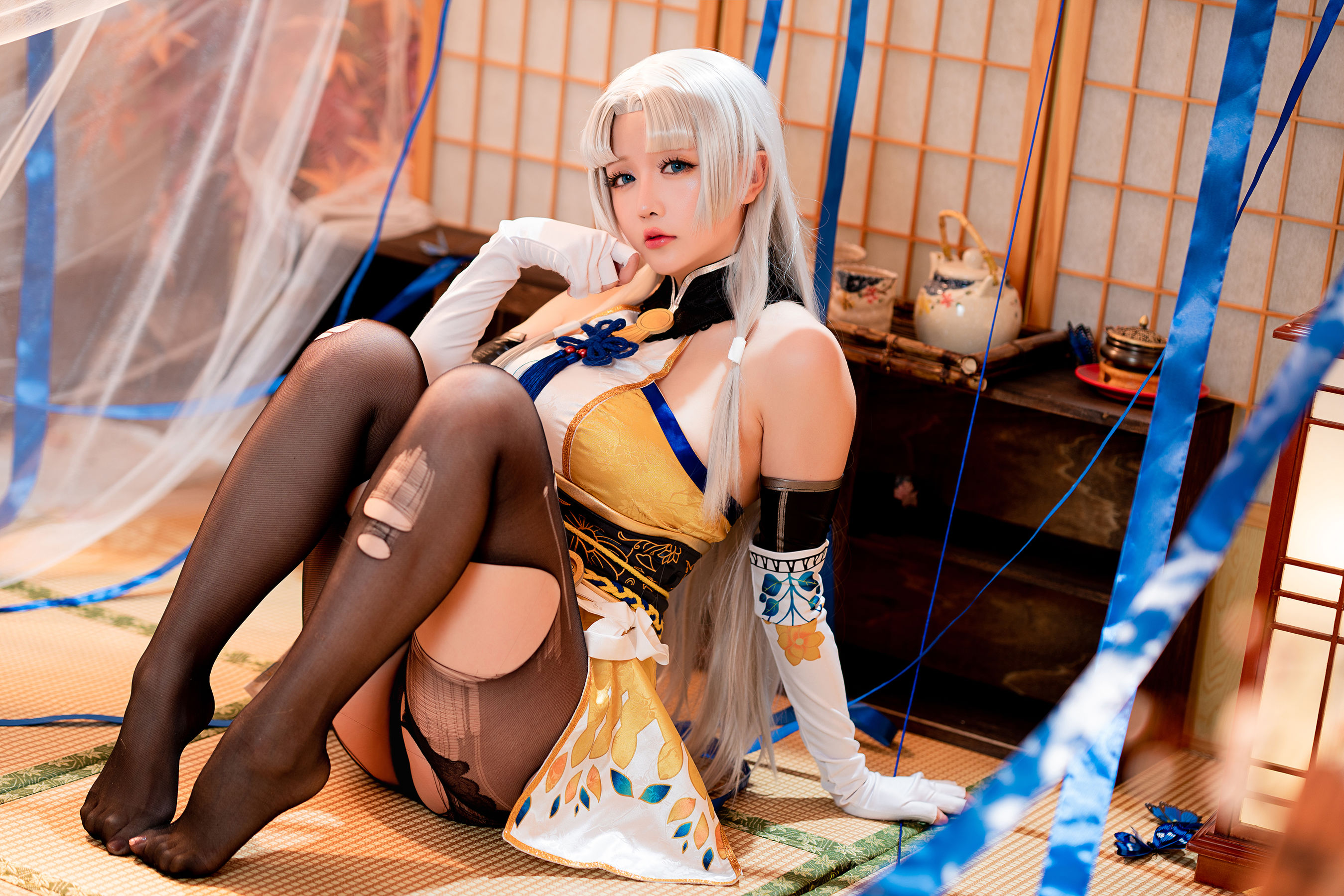 [福利COS] Coser小姐姐星之迟迟 - 胡桃