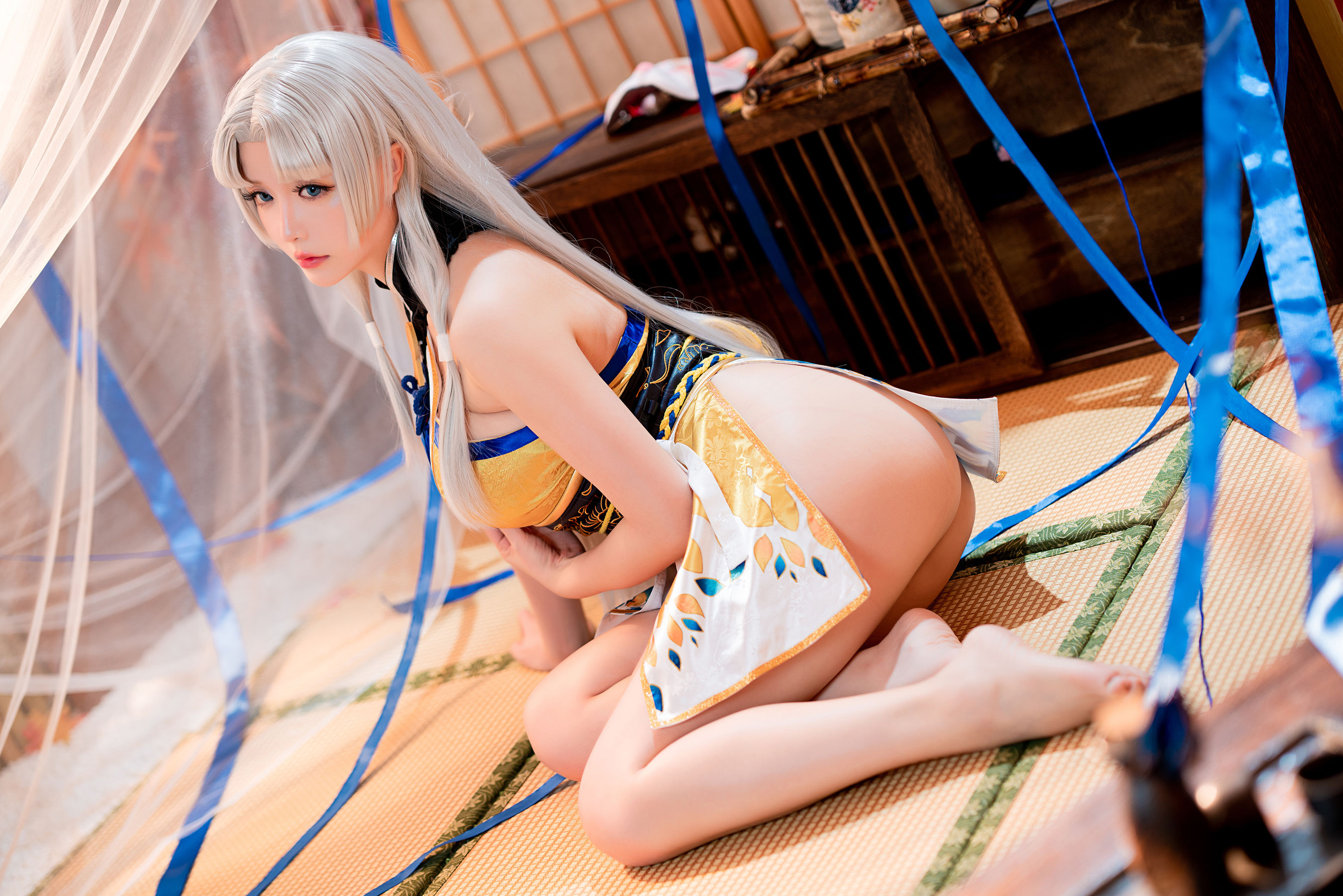 [福利COS] Coser小姐姐星之迟迟 - 胡桃