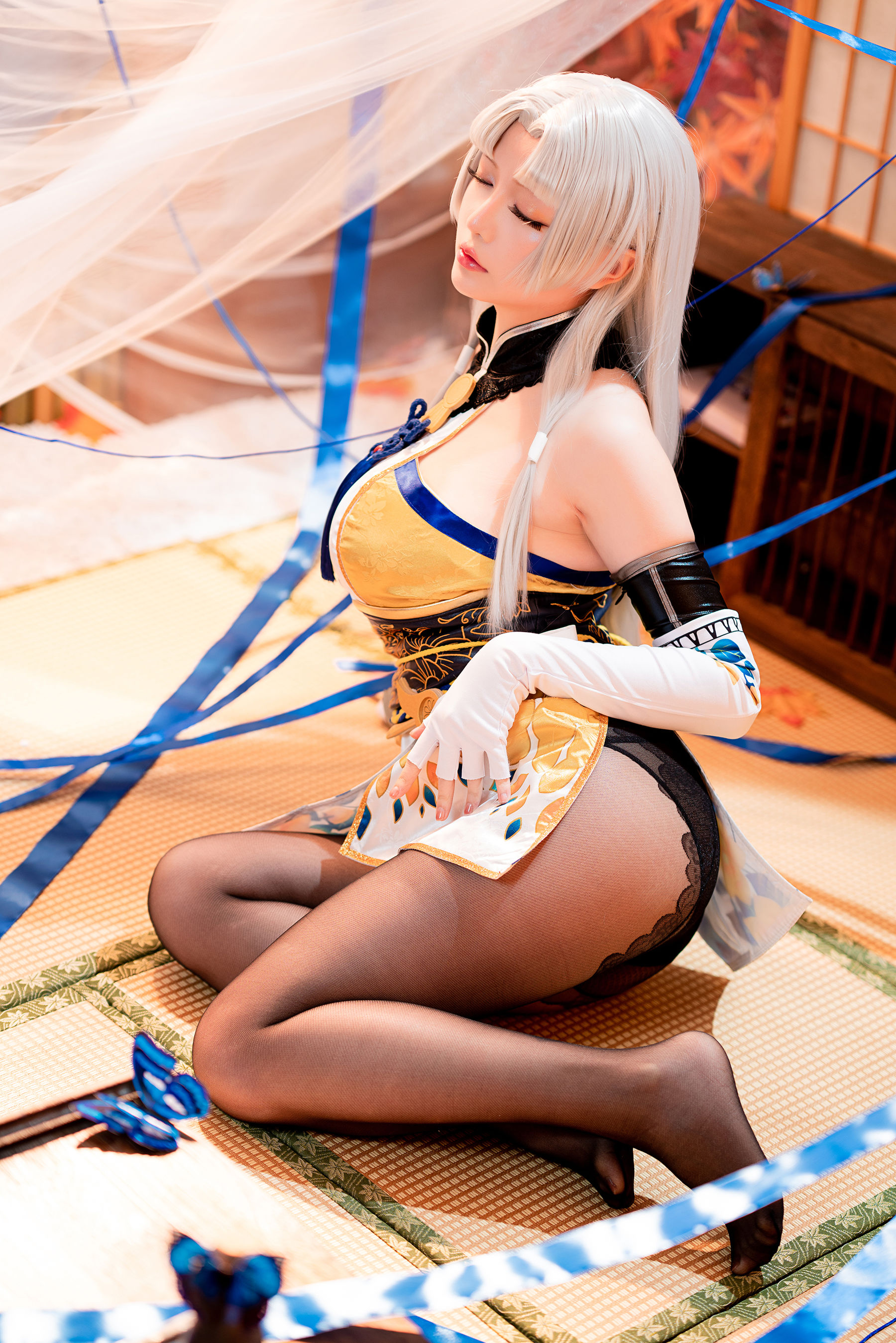 [福利COS] Coser小姐姐星之迟迟 - 胡桃