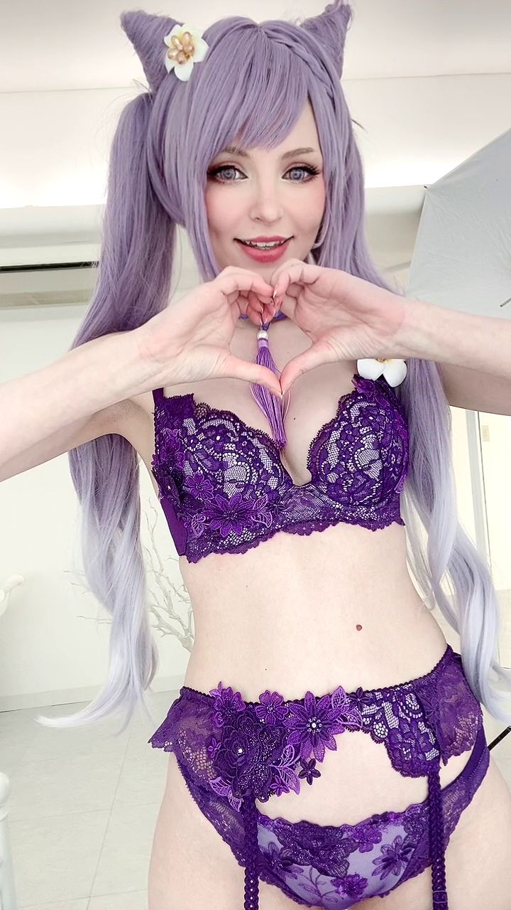 [福利COS] Peach milky - Keqing Genshin Impact