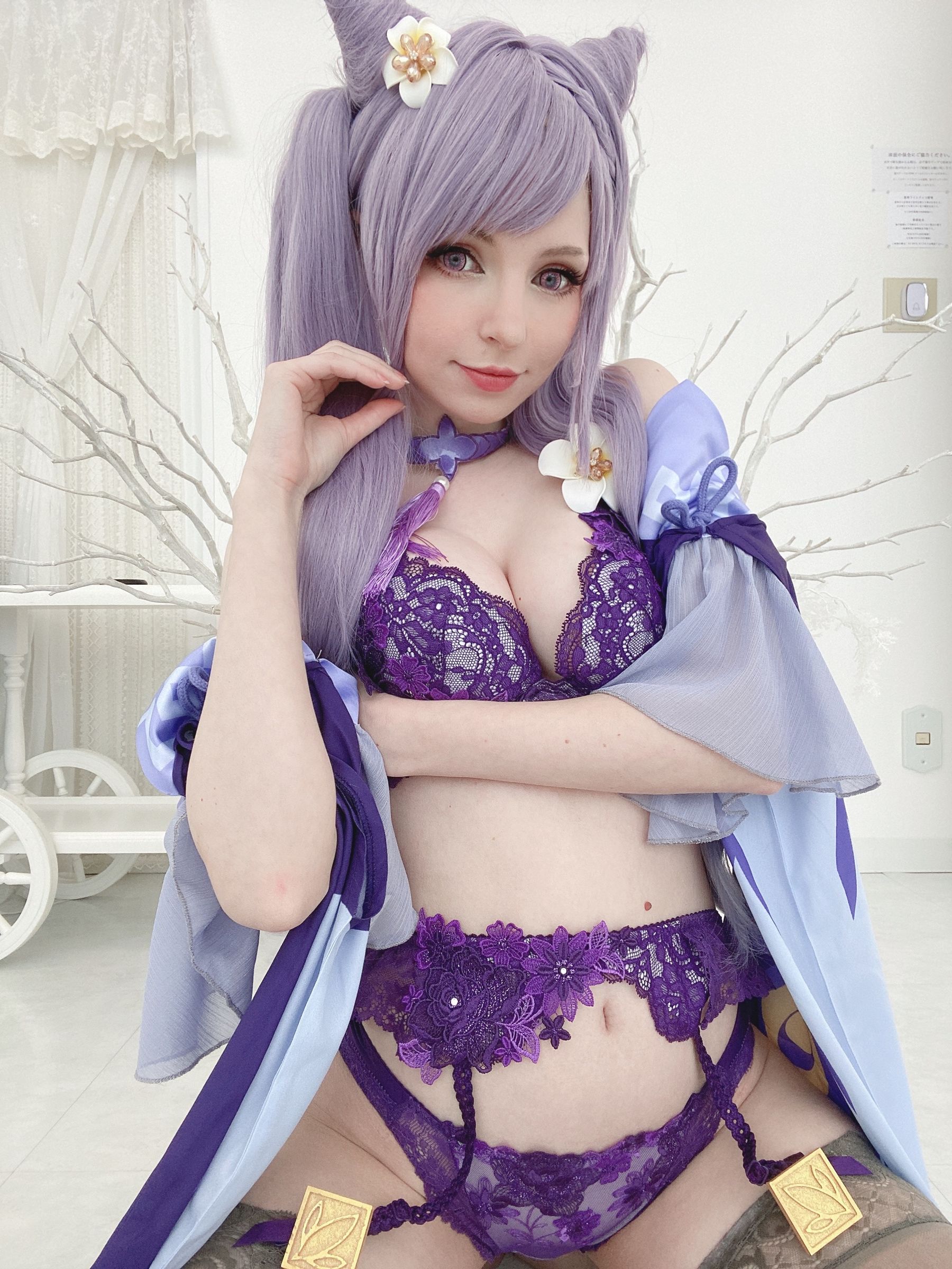 [福利COS] Peach milky - Keqing Genshin Impact