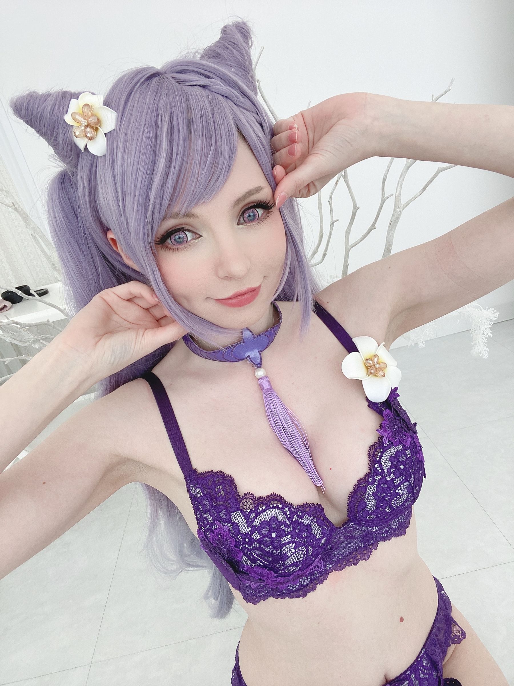 [福利COS] Peach milky - Keqing Genshin Impact