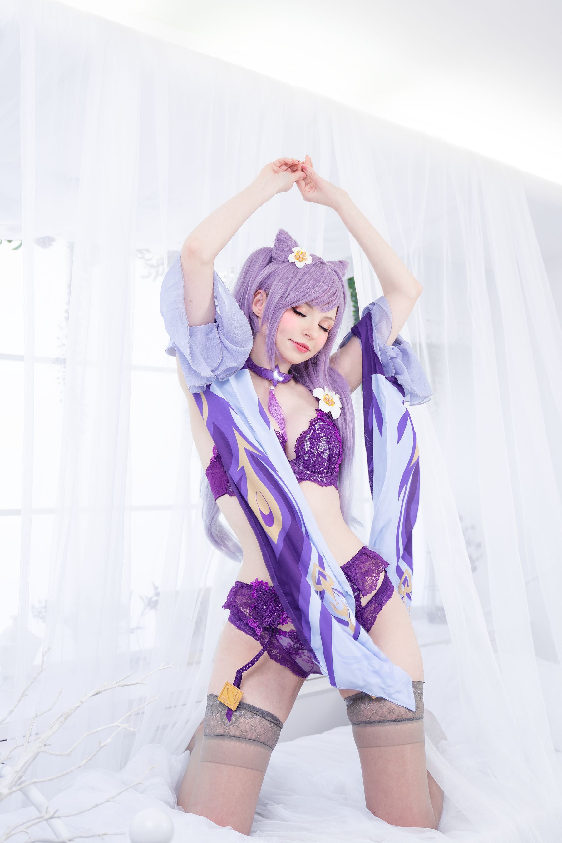[福利COS] Peach milky - Keqing Genshin Impact