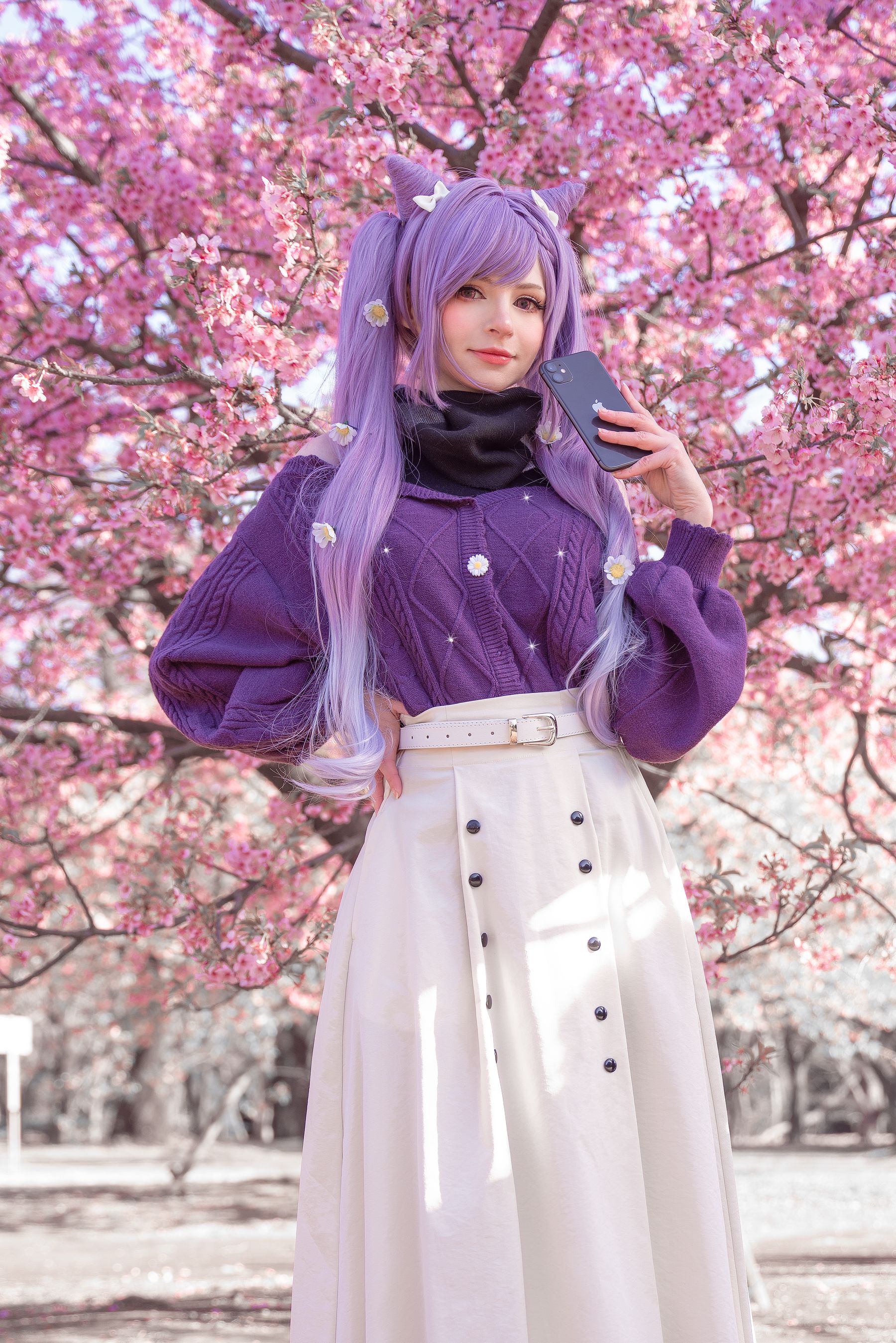 [福利COS] Peach milky - Keqing Genshin Impact