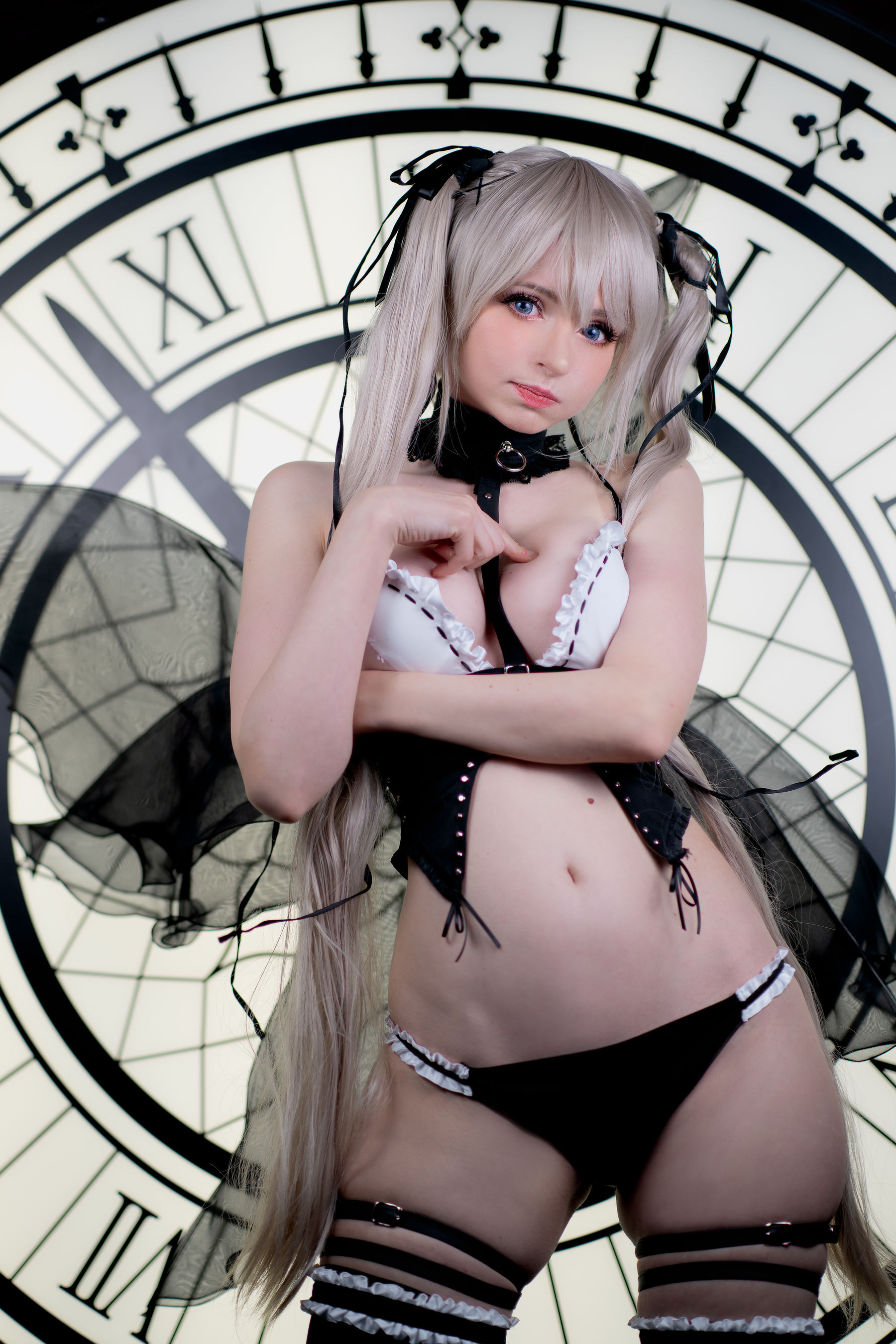[福利COS] Peach milky - Sakimichan Marie Rose Set