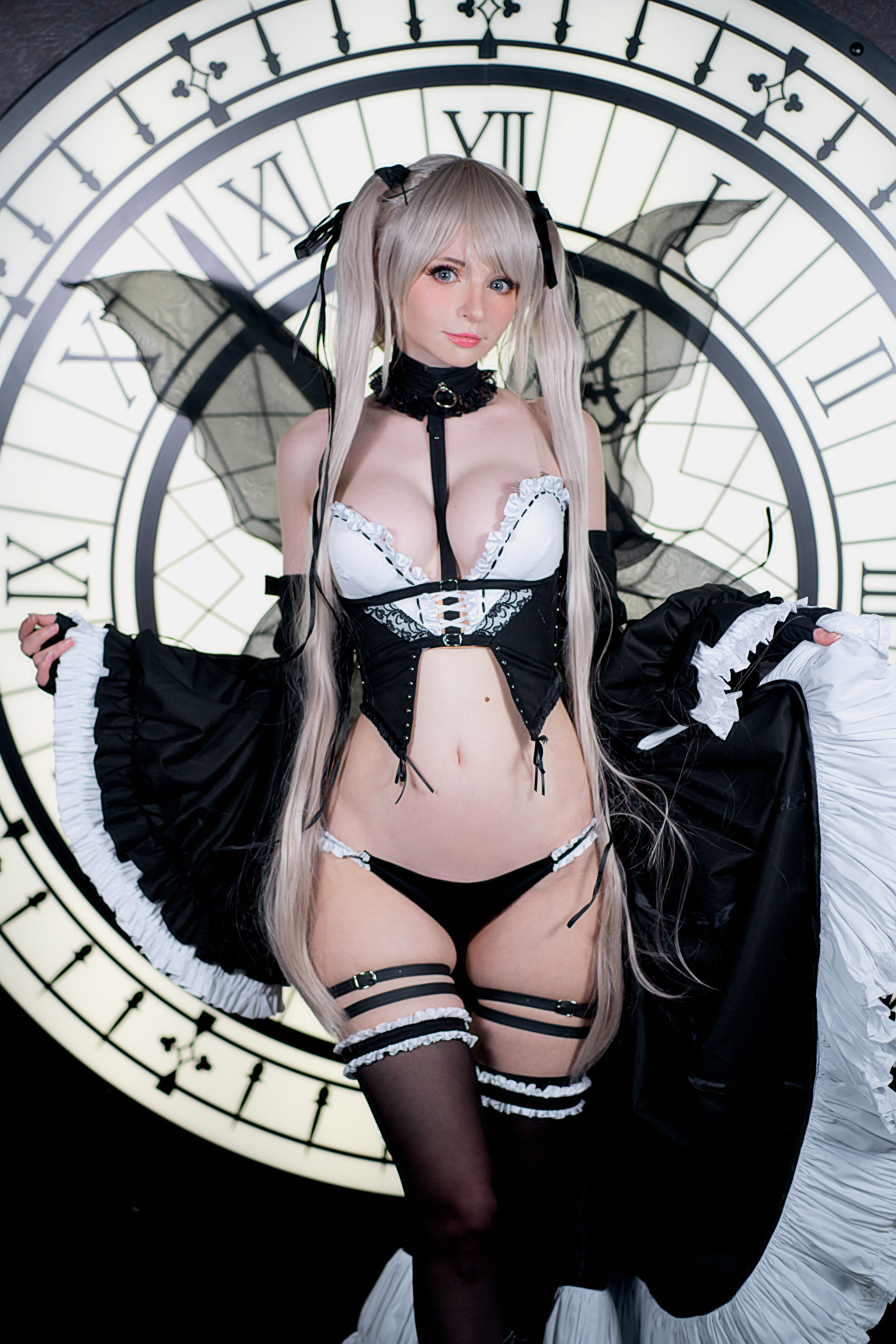 [福利COS] Peach milky - Sakimichan Marie Rose Set