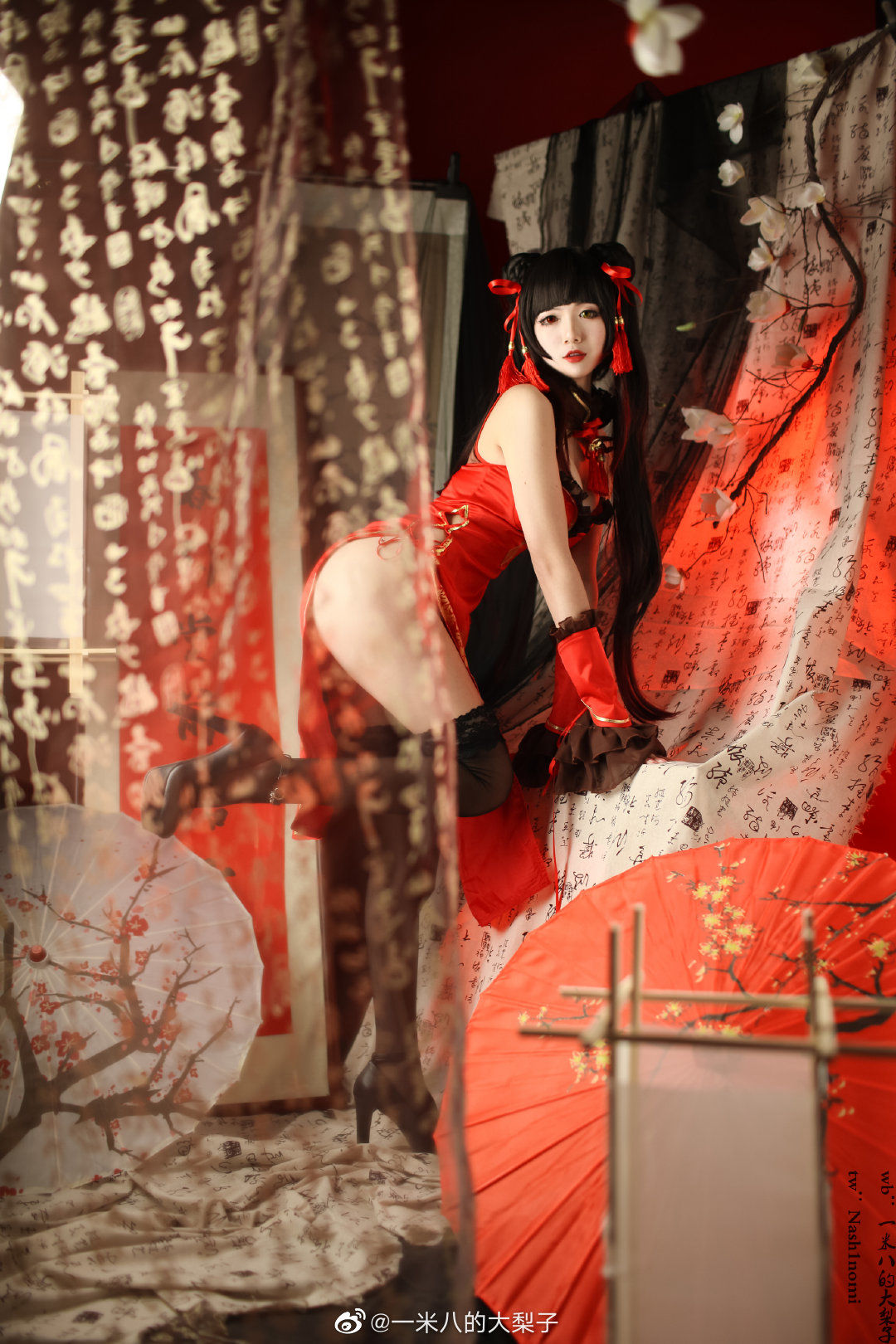[福利COS] 一米八的大梨子 - 时崎狂三新春旗袍