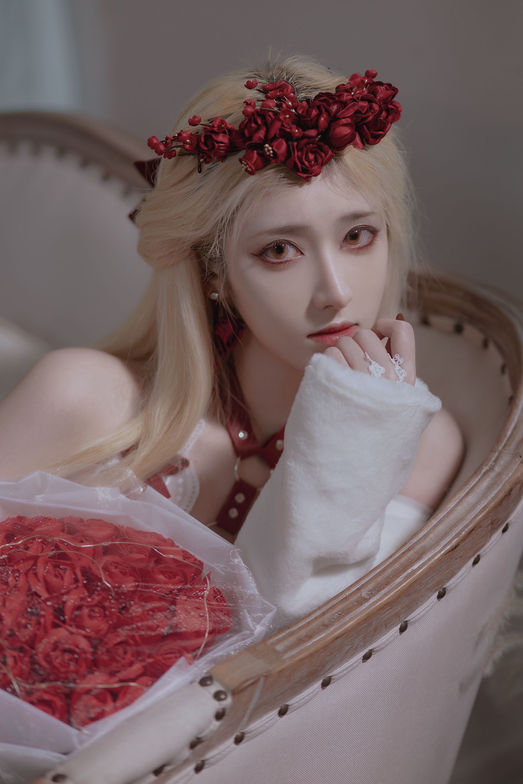 [福利COS] 动漫博主南桃Momoko - 玫瑰