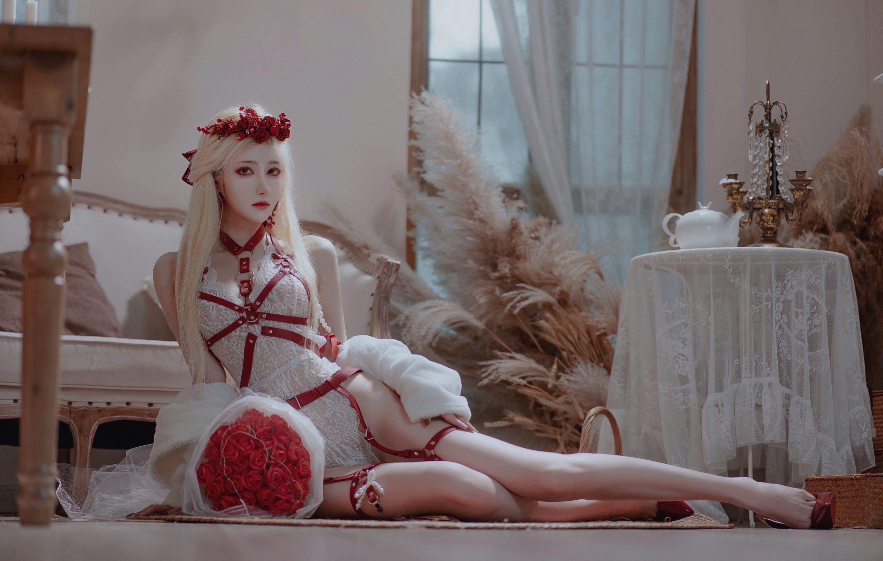 [福利COS] 动漫博主南桃Momoko - 玫瑰