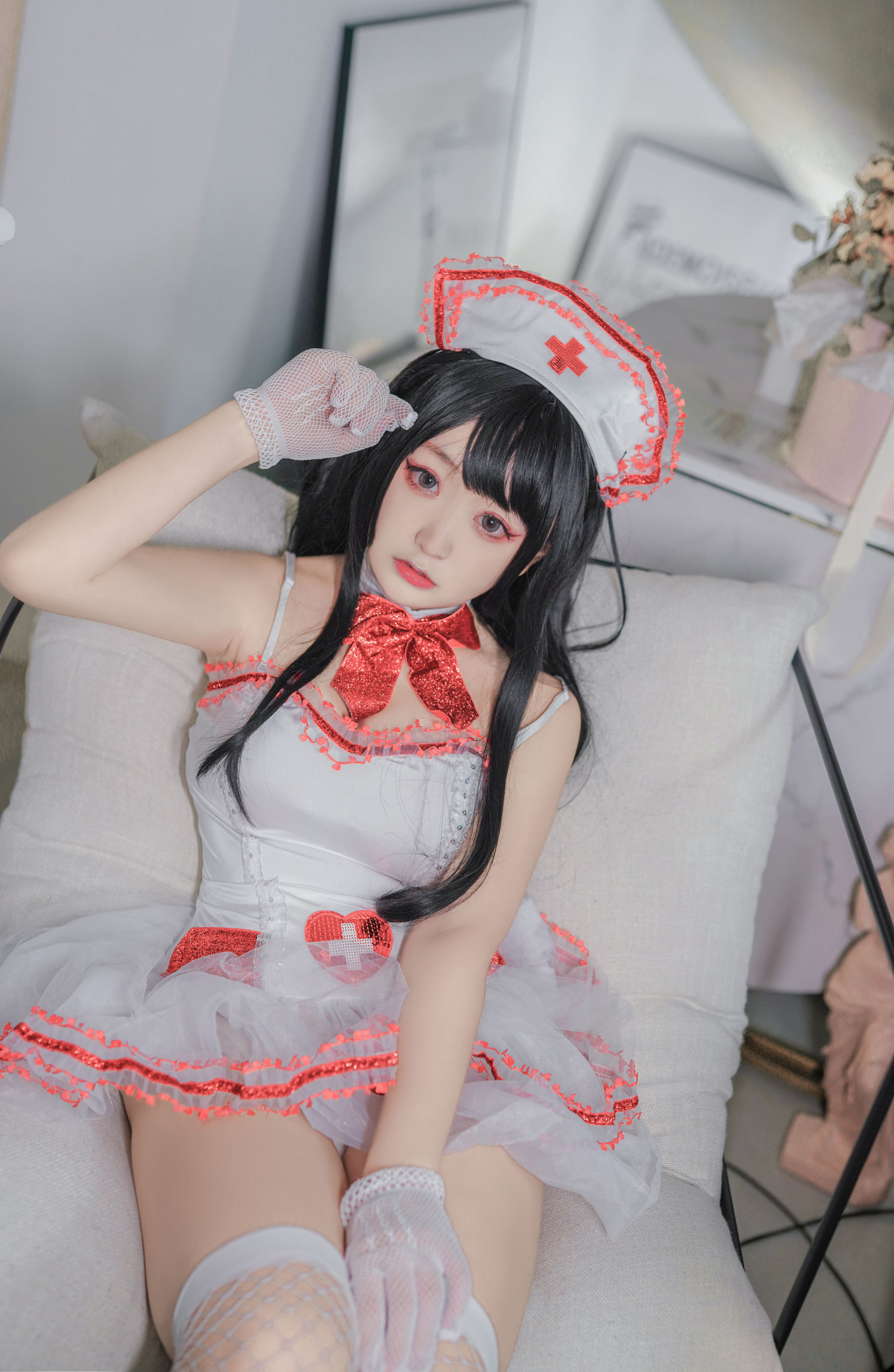 [福利COS] 动漫博主恩田直幸 - 蕾丝护士