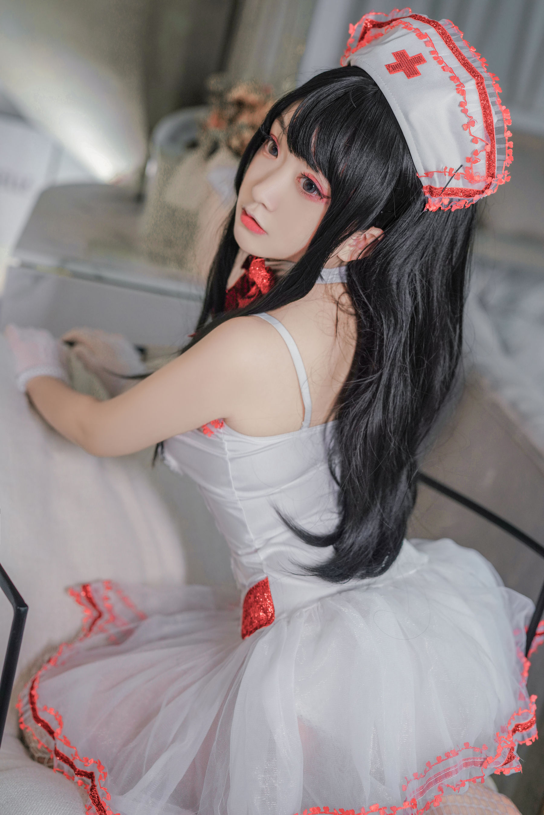 [福利COS] 动漫博主恩田直幸 - 蕾丝护士