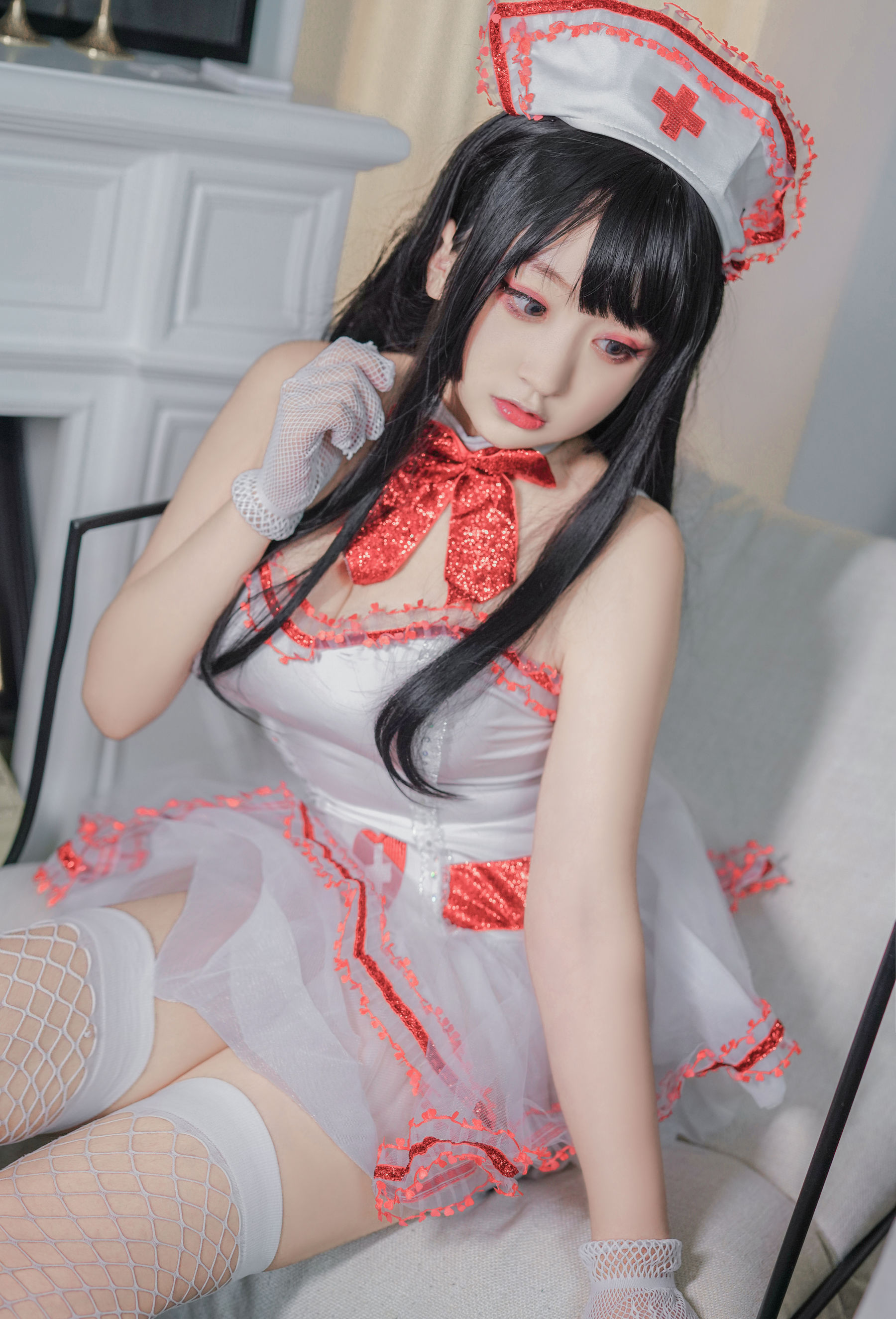 [福利COS] 动漫博主恩田直幸 - 蕾丝护士