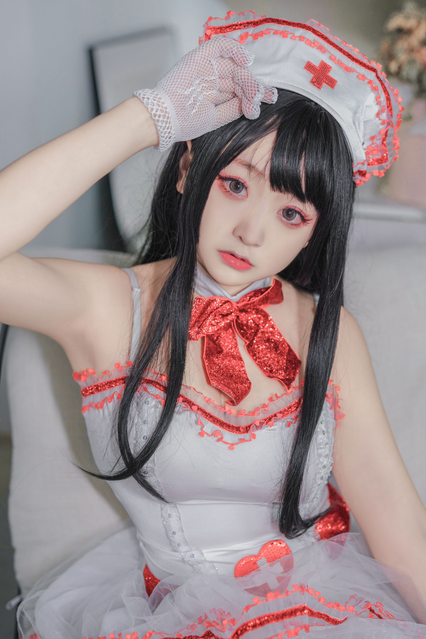 [福利COS] 动漫博主恩田直幸 - 蕾丝护士