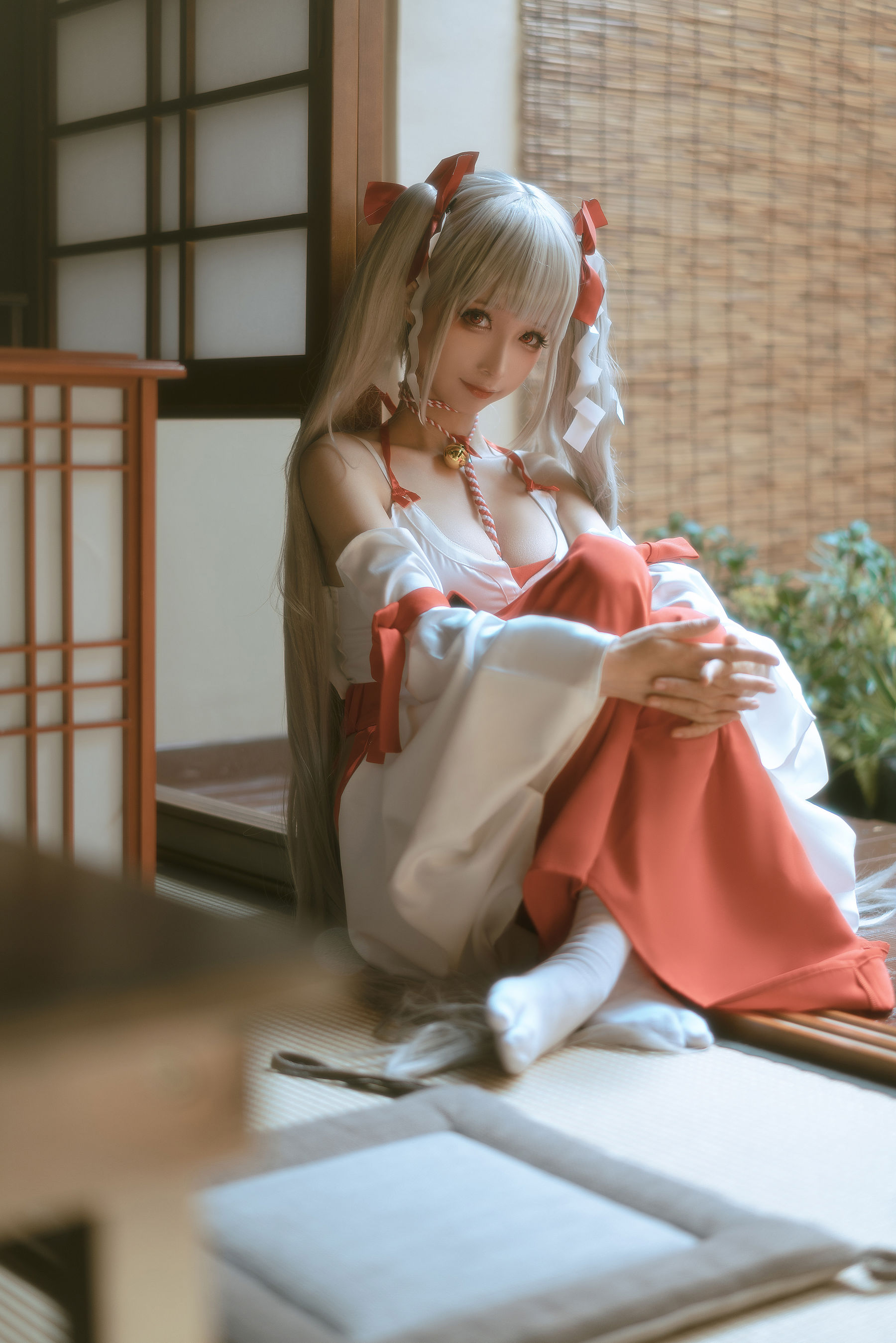 [福利COS] 动漫博主蠢沫沫 - 可畏巫女