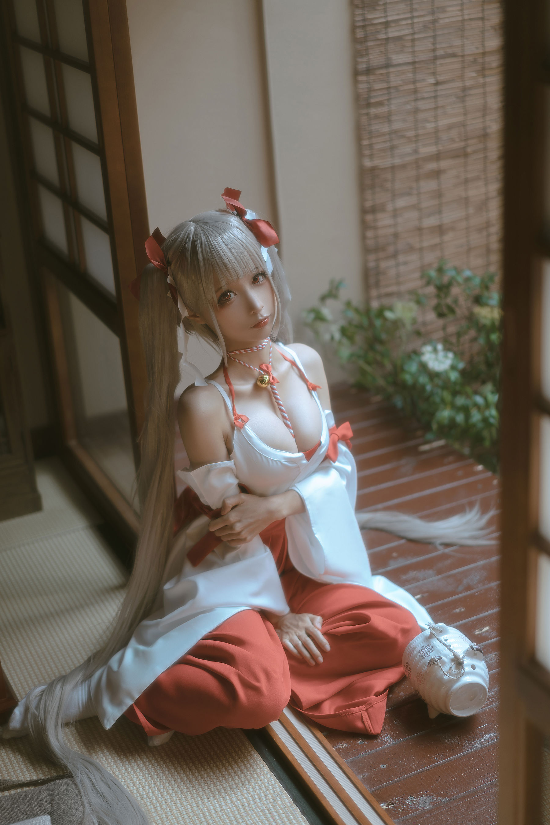 [福利COS] 动漫博主蠢沫沫 - 可畏巫女