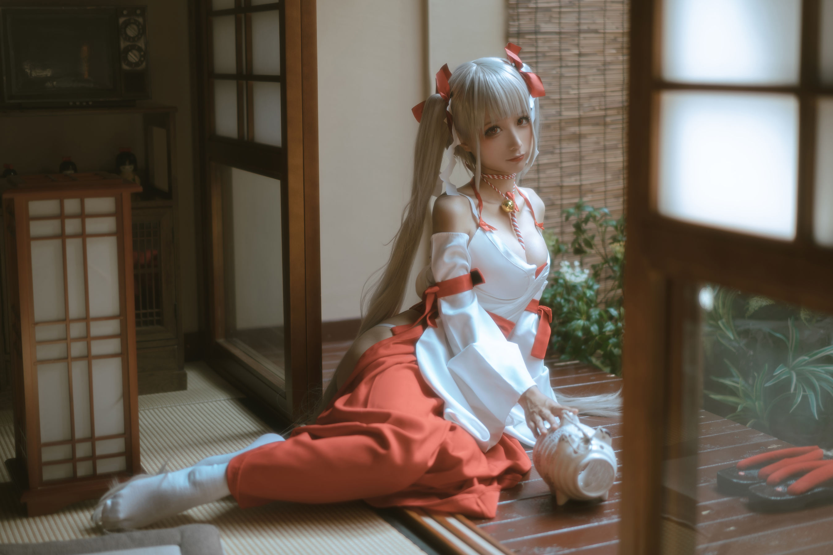 [福利COS] 动漫博主蠢沫沫 - 可畏巫女
