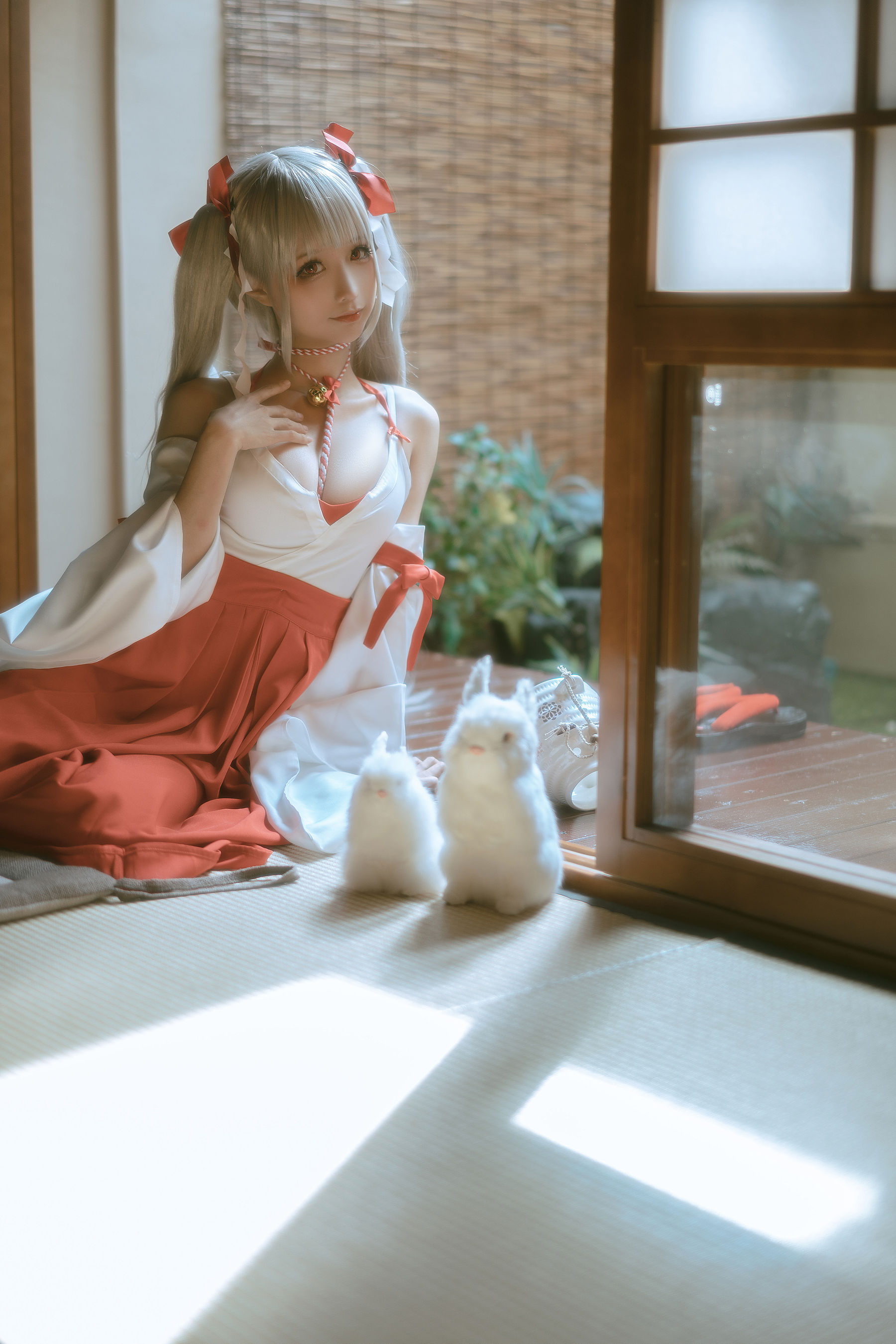 [福利COS] 动漫博主蠢沫沫 - 可畏巫女
