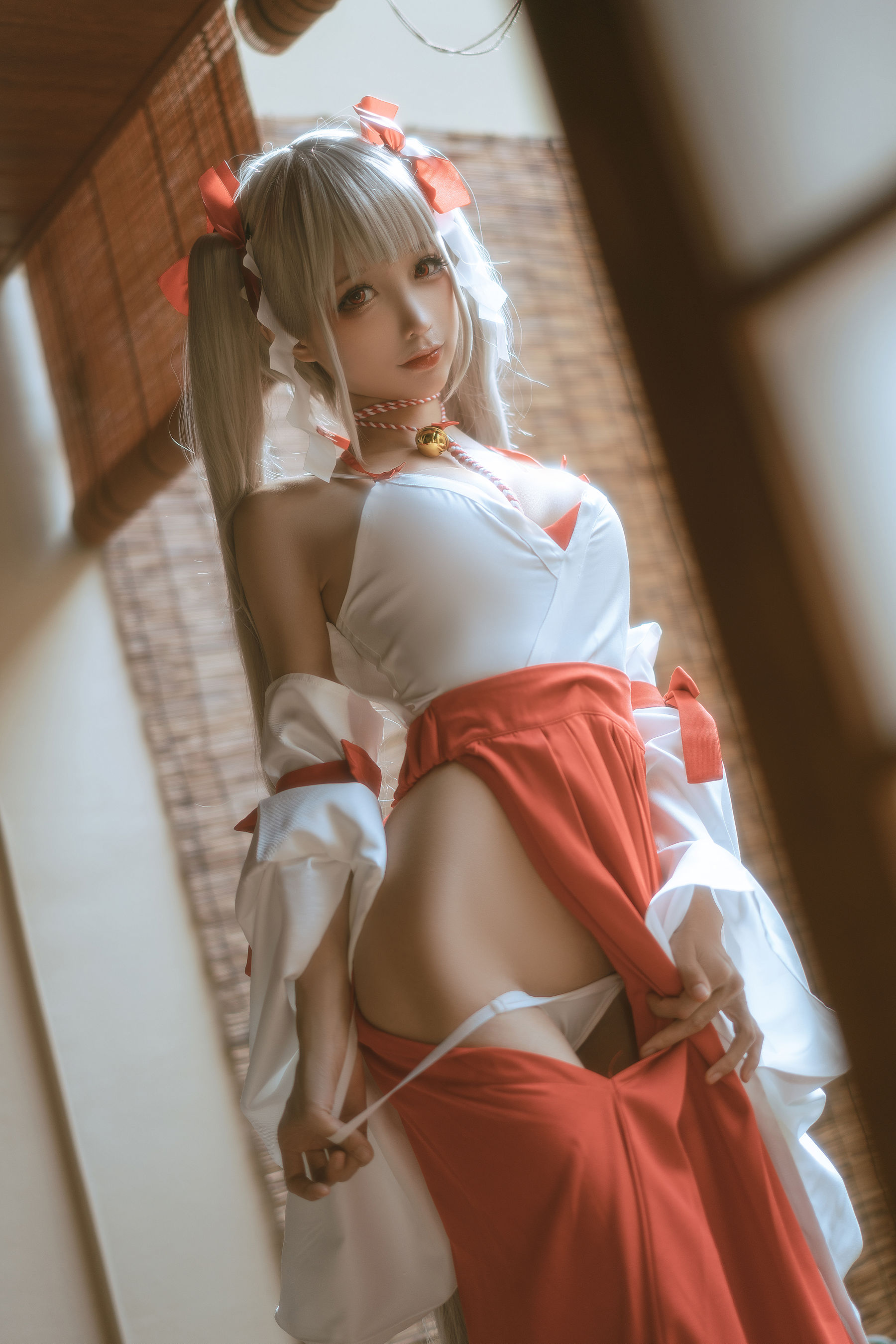 [福利COS] 动漫博主蠢沫沫 - 可畏巫女